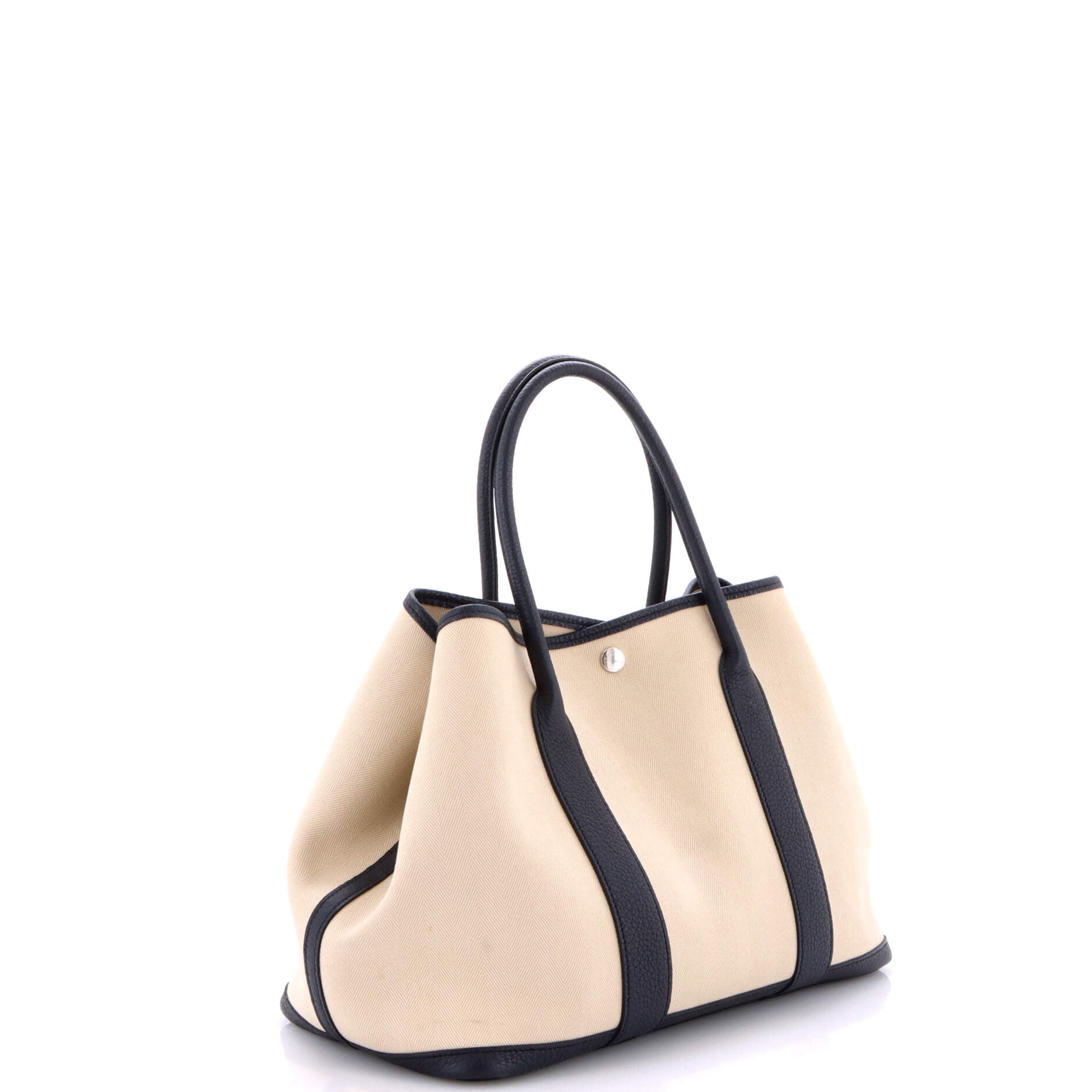 Hermes Garden Party Tote Toile and Leather 36