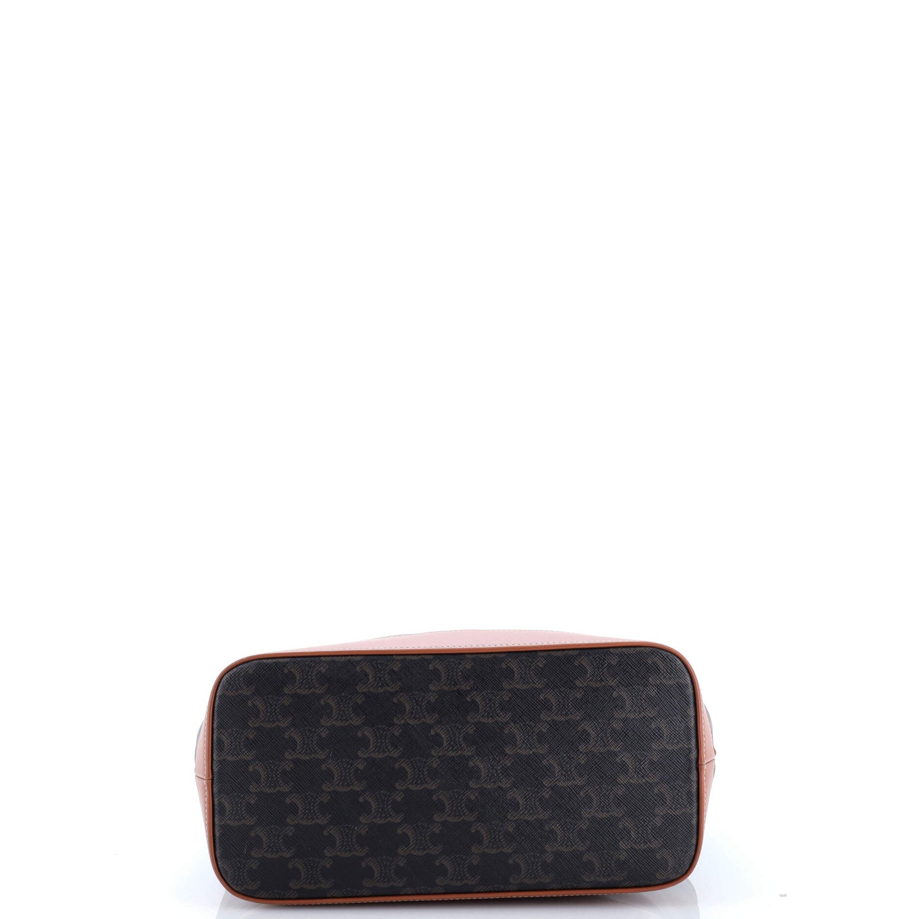 Celine Cabas Tote Triomphe Coated Canvas Small