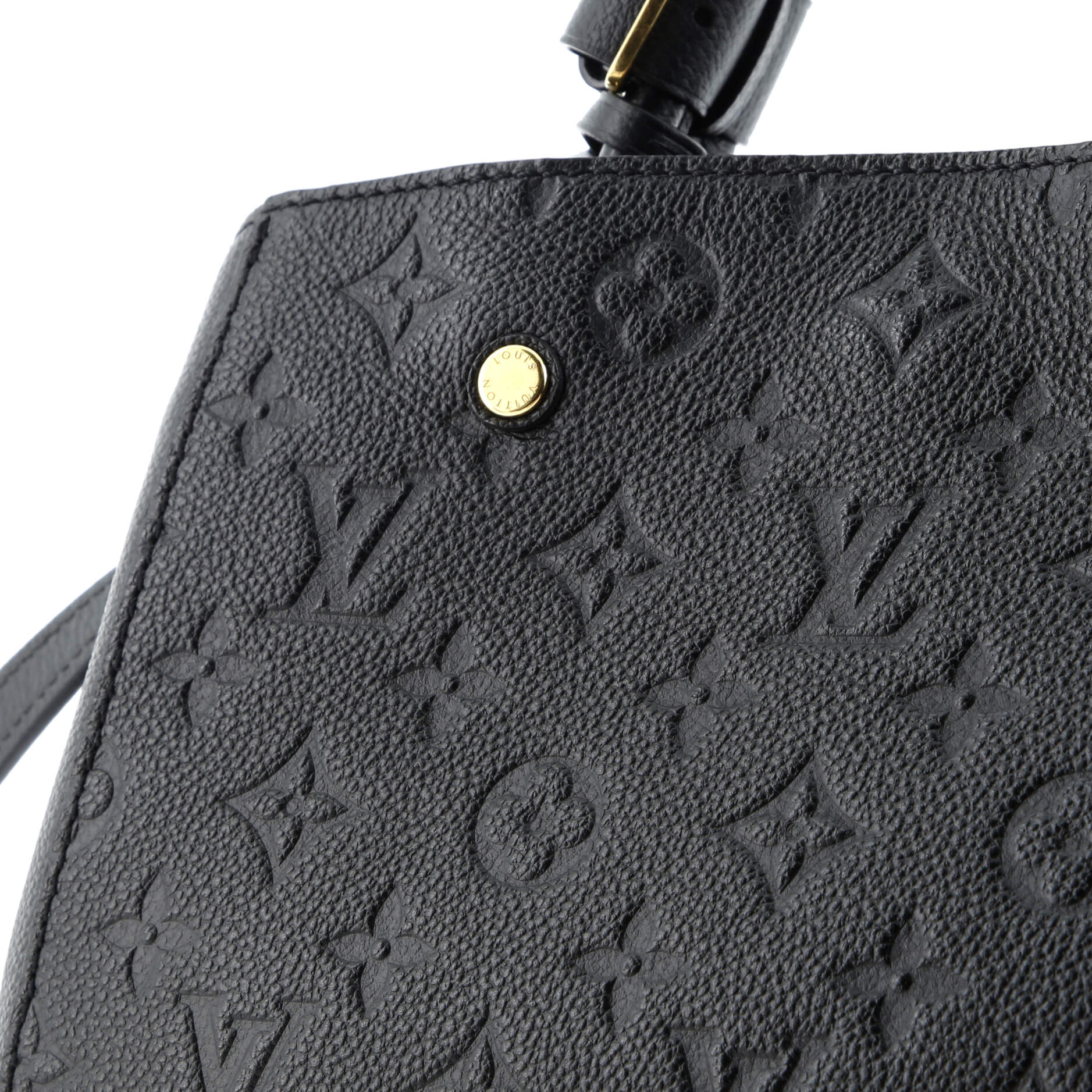 Louis Vuitton Montaigne Handbag Monogram Empreinte Leather BB