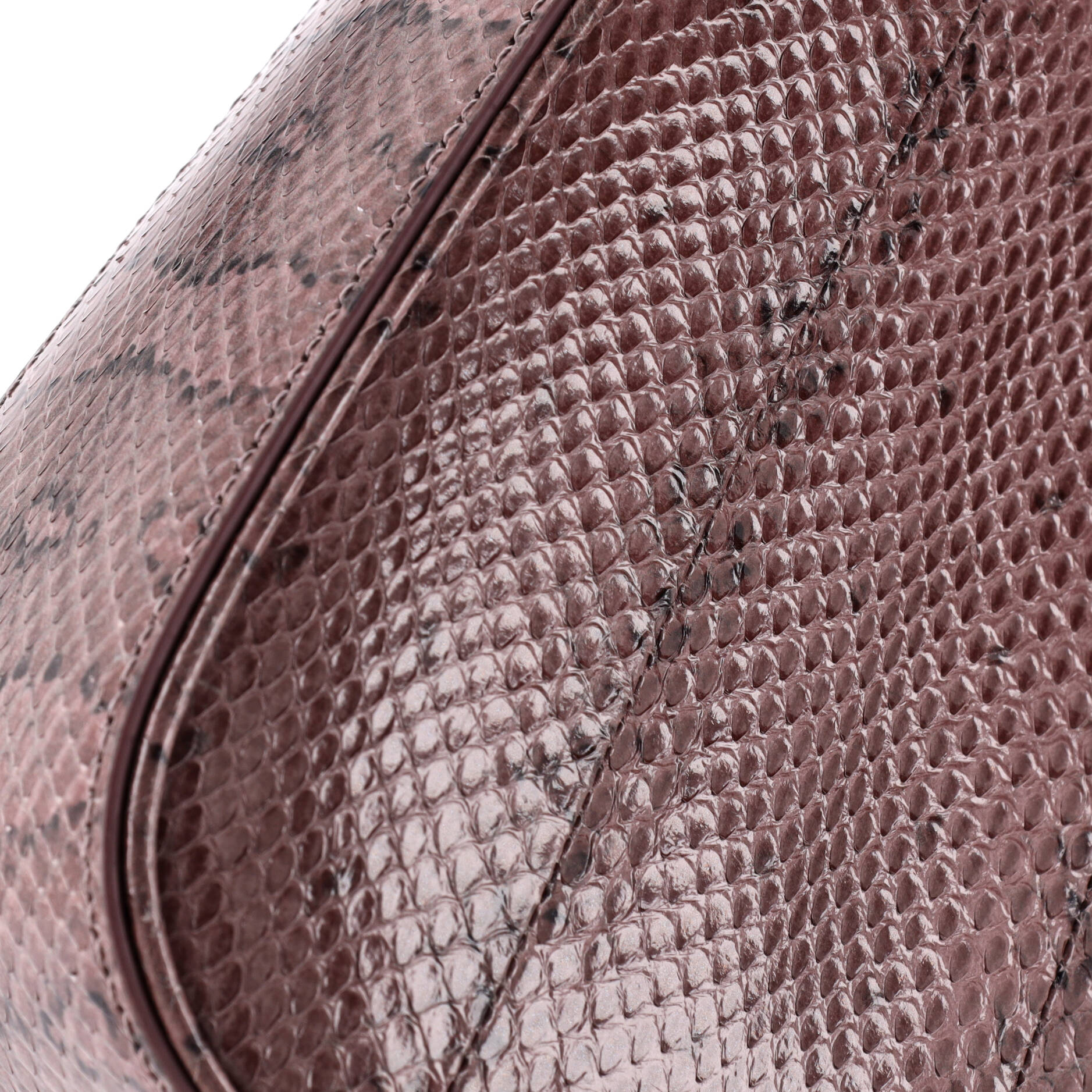 Saint Laurent Le 5 a 7 Hobo Snakeskin Small