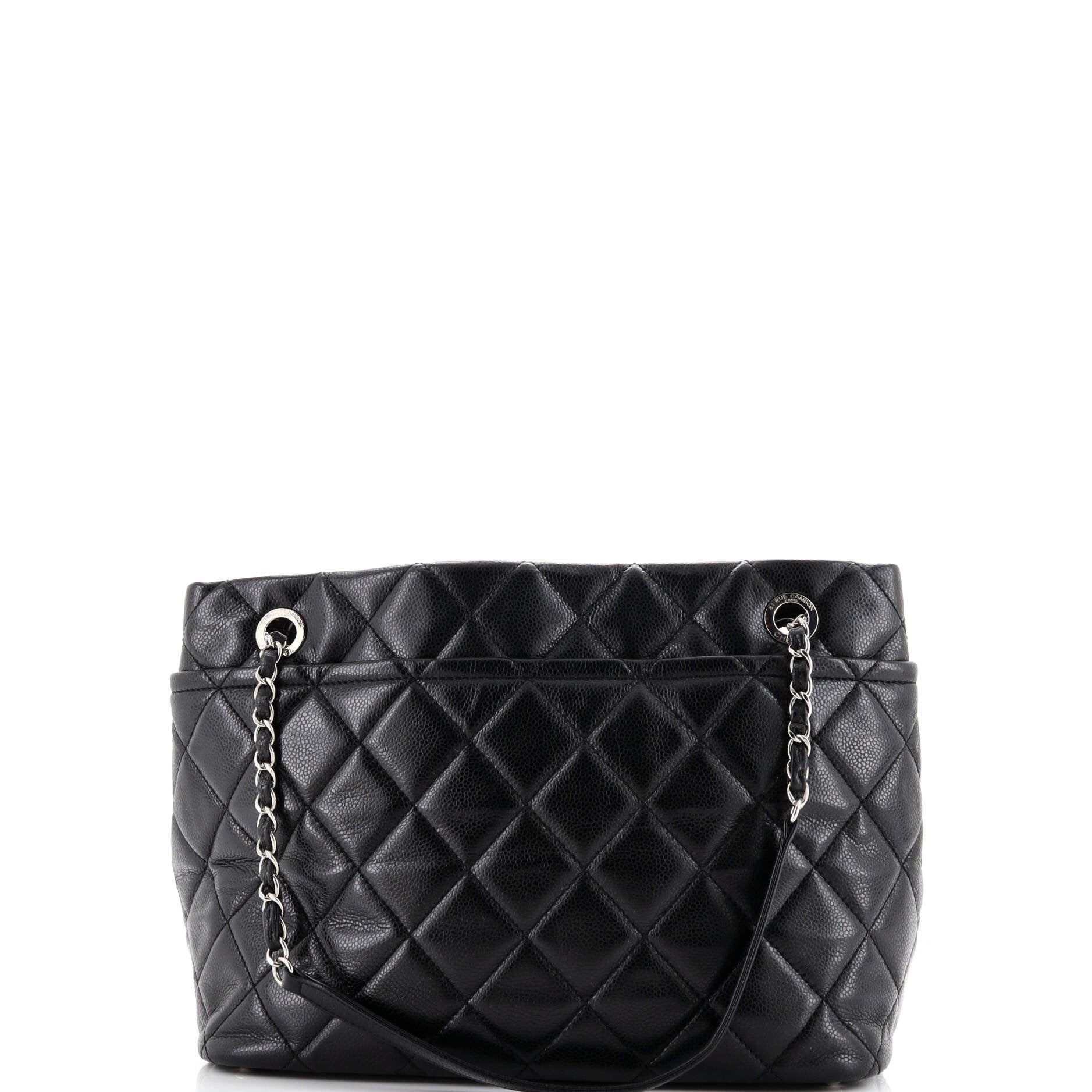 Chanel Timeless CC Soft Tote Quilted Caviar Medium