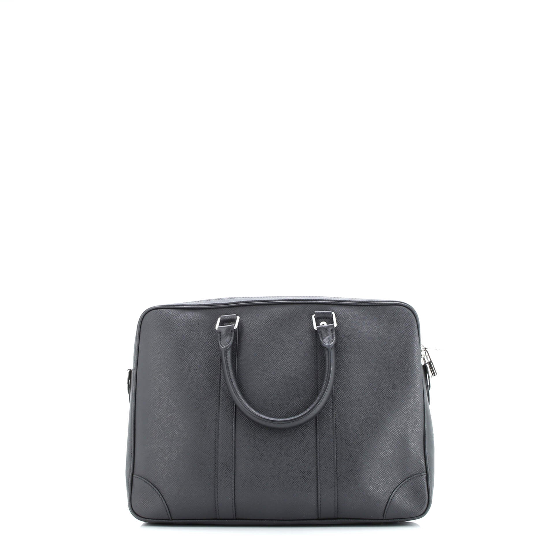 Louis Vuitton Porte-Documents Voyage Briefcase Taiga Leather PM