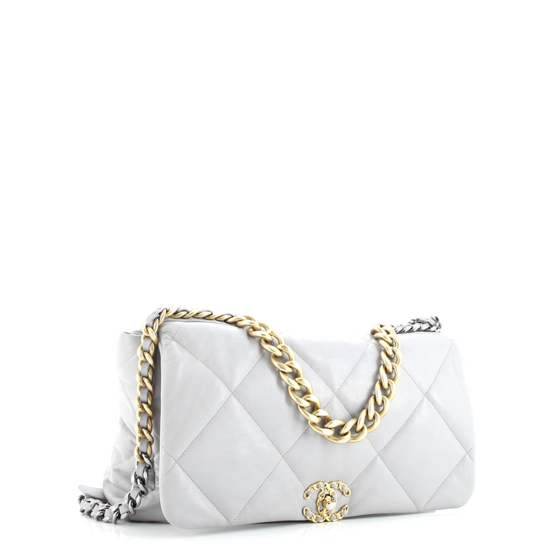 Chanel 19 Flap Bag Quilted Leather Maxi
