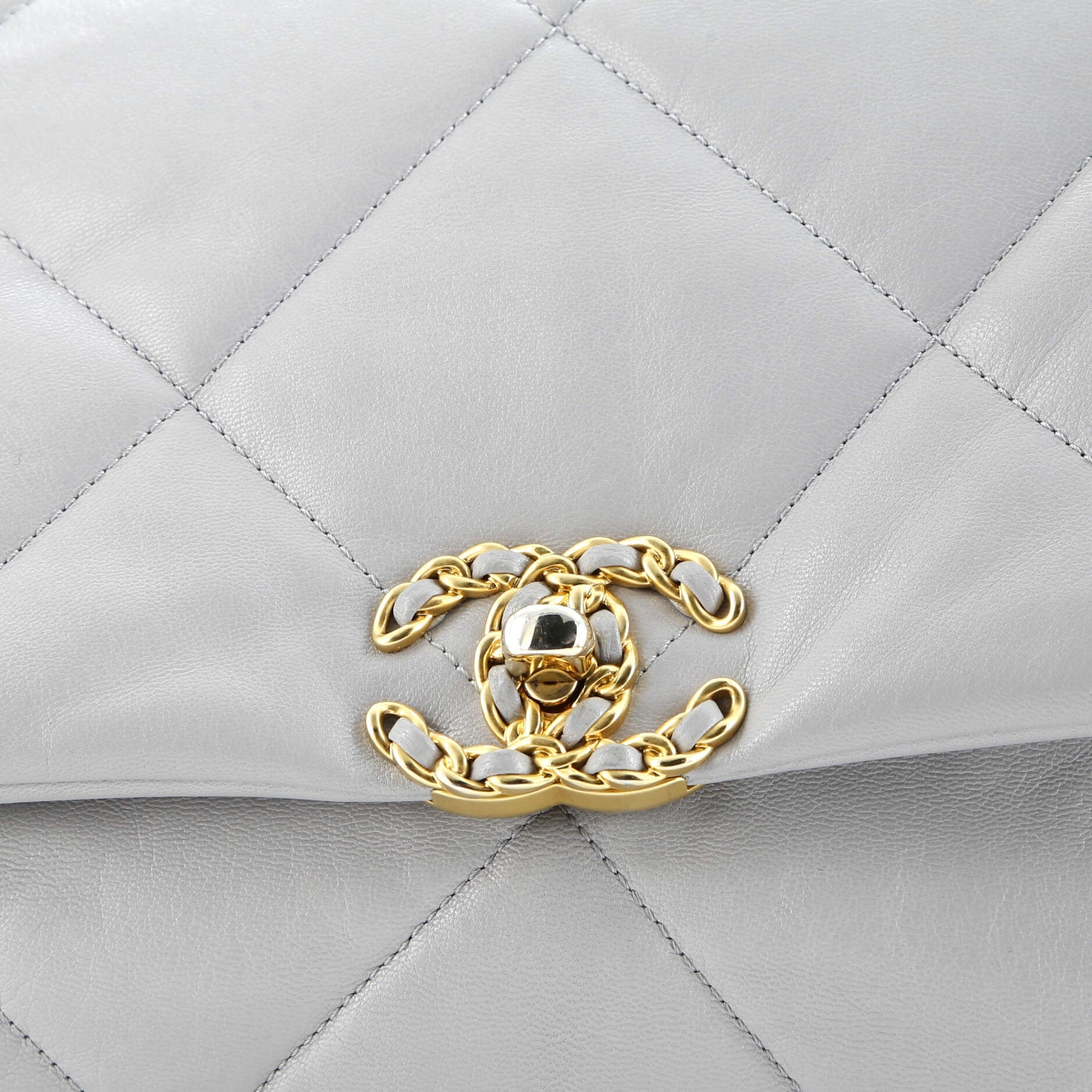Chanel 19 Flap Bag Quilted Leather Maxi