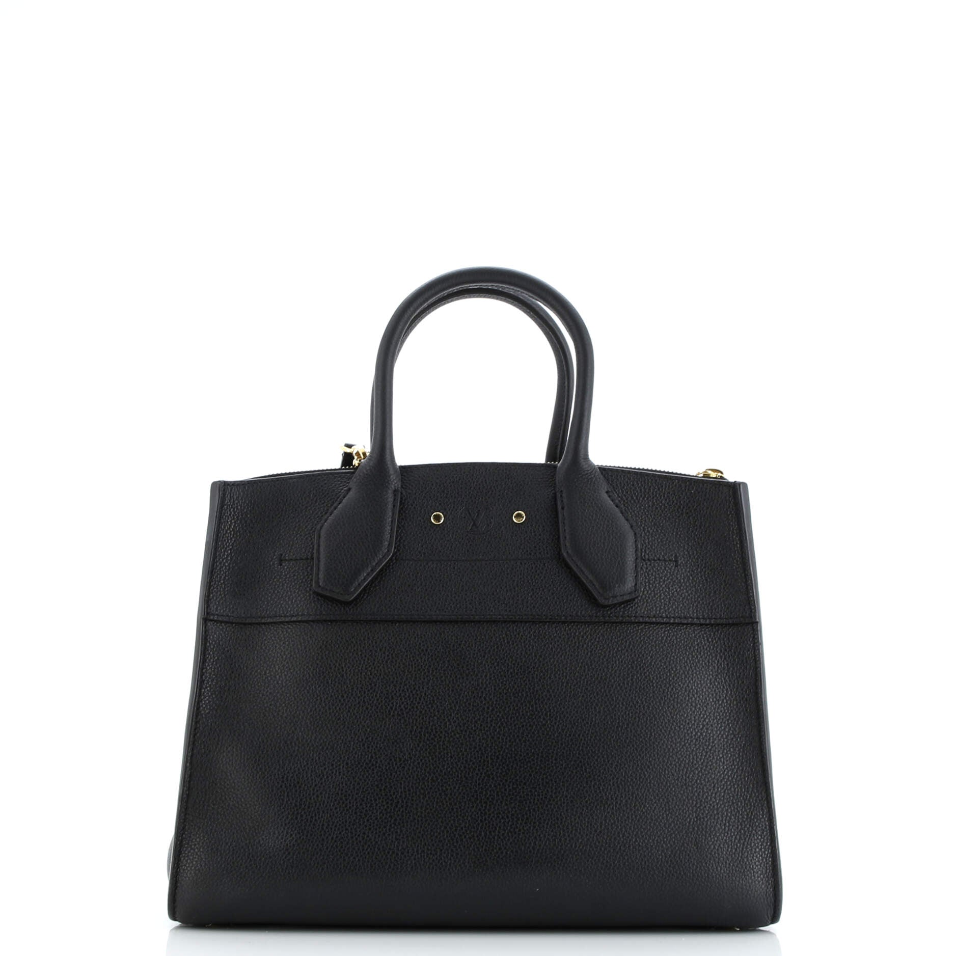Louis Vuitton City Steamer Handbag Leather MM