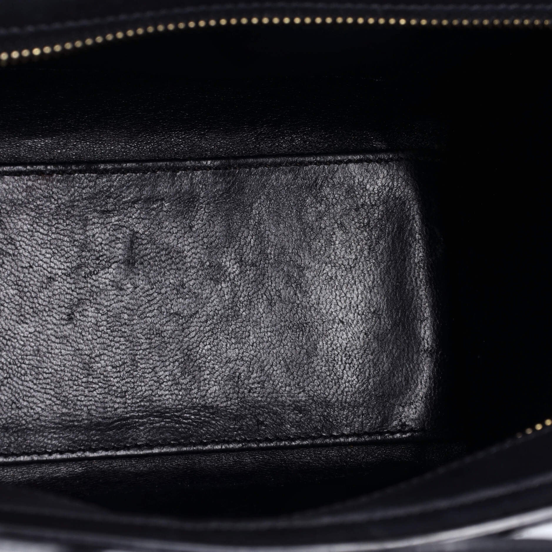 Celine Bicolor Luggage Bag Grainy Leather Nano