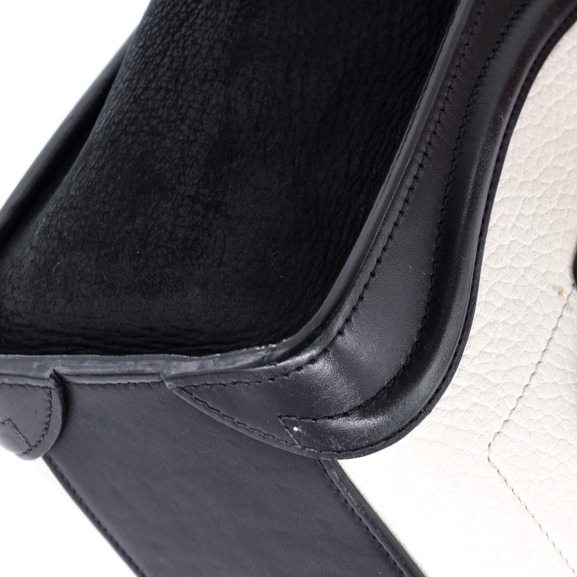 Celine Bicolor Luggage Bag Grainy Leather Nano