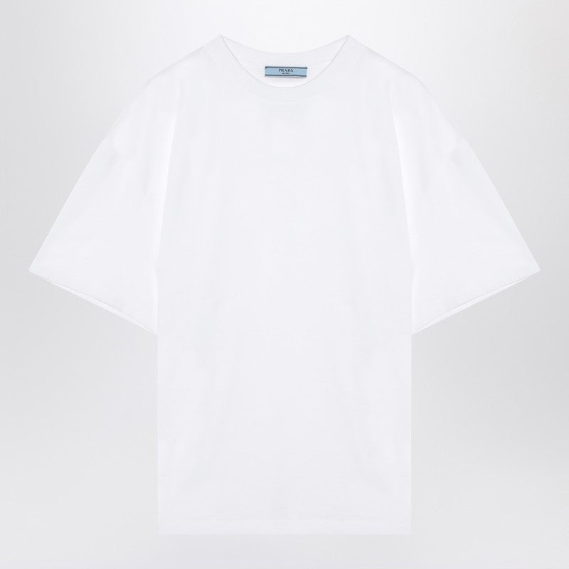 Prada White Cotton T-Shirt Women