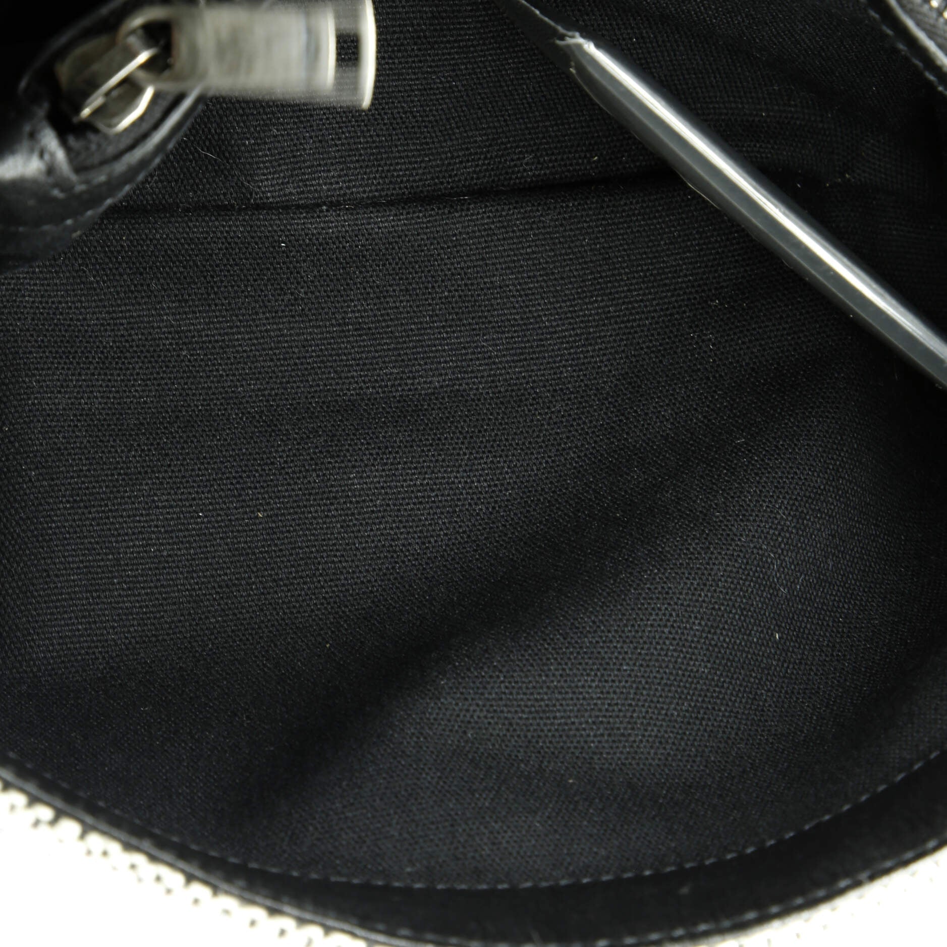 Saint Laurent Classic Monogram College Bag Canvas with Embellished Fringe Medium