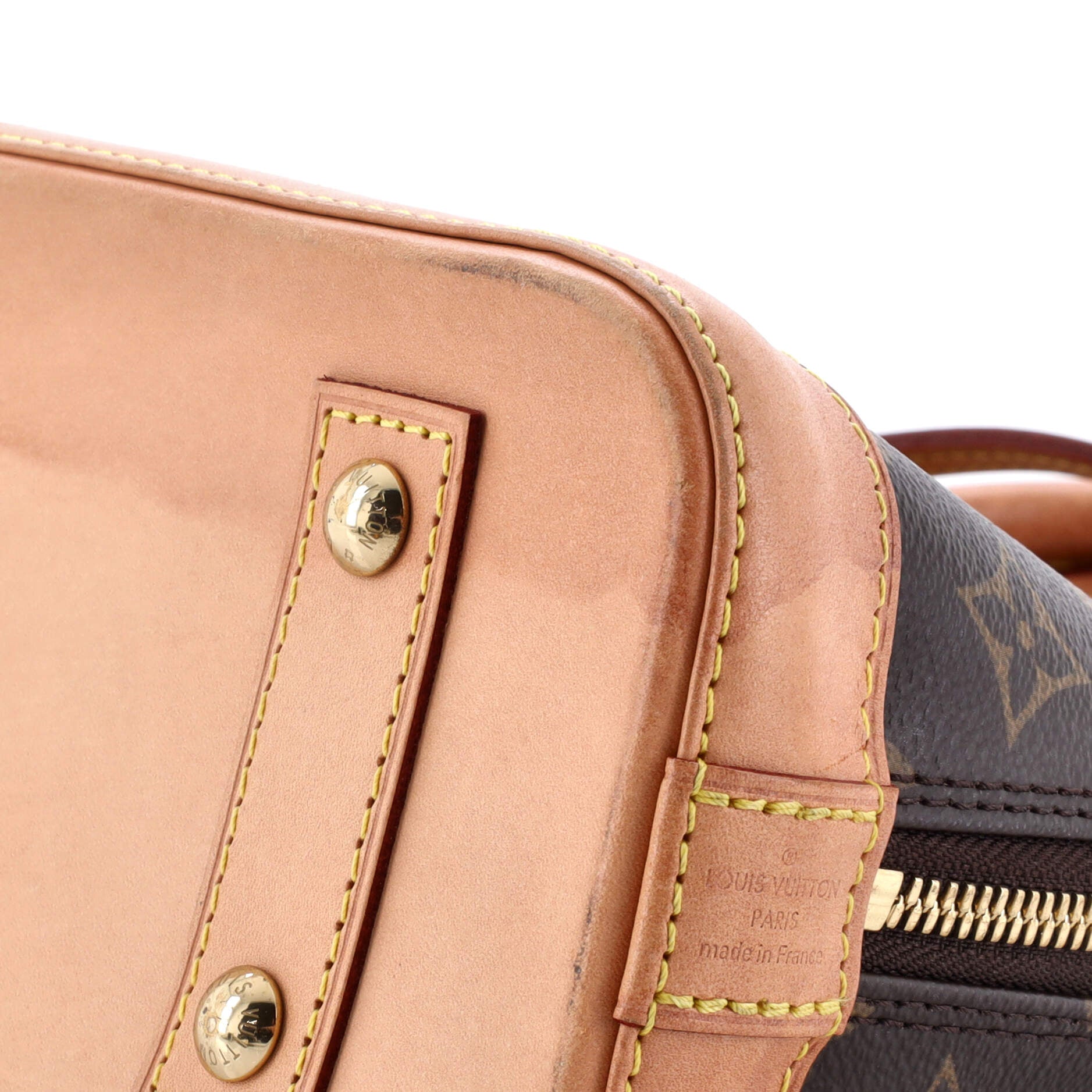Louis Vuitton Alma Handbag Monogram Canvas BB