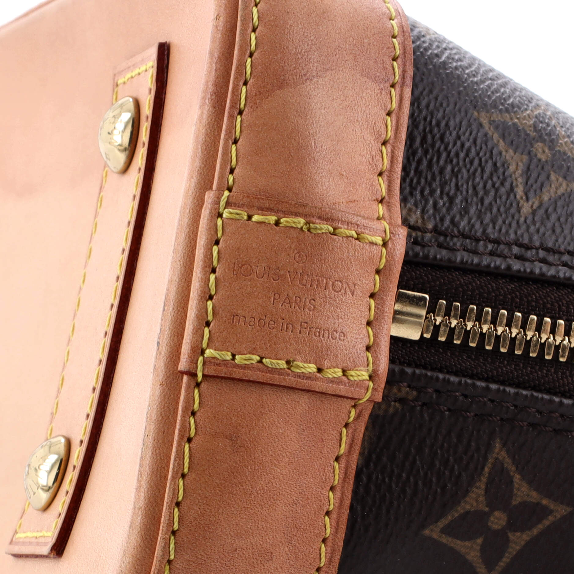 Louis Vuitton Alma Handbag Monogram Canvas BB