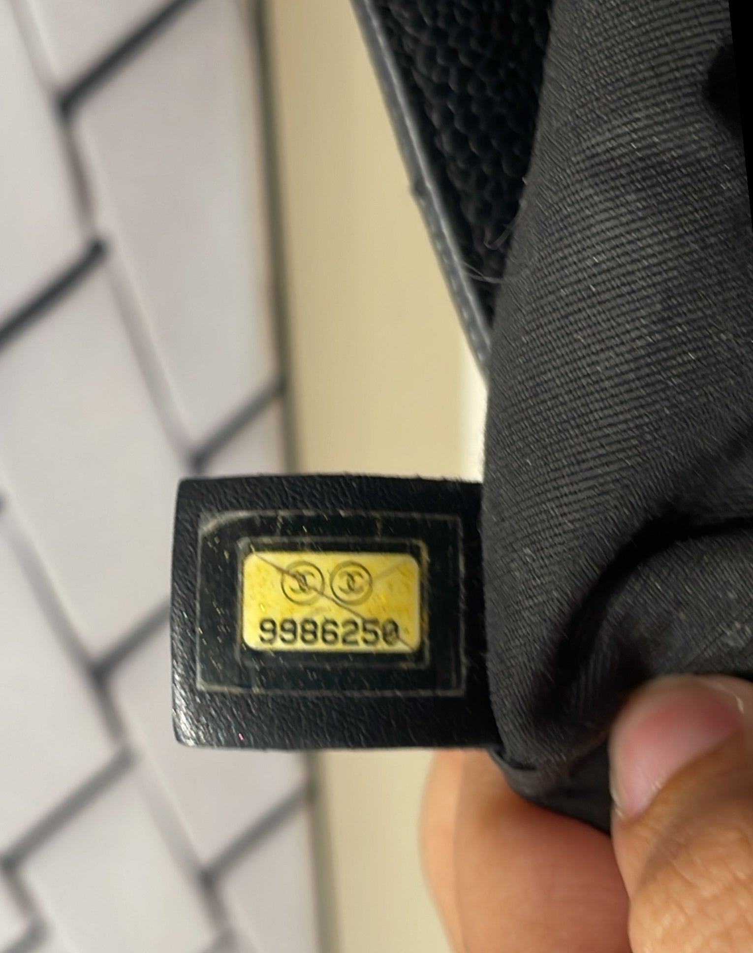Chanel Petite Shopping Tote Quilted Caviar