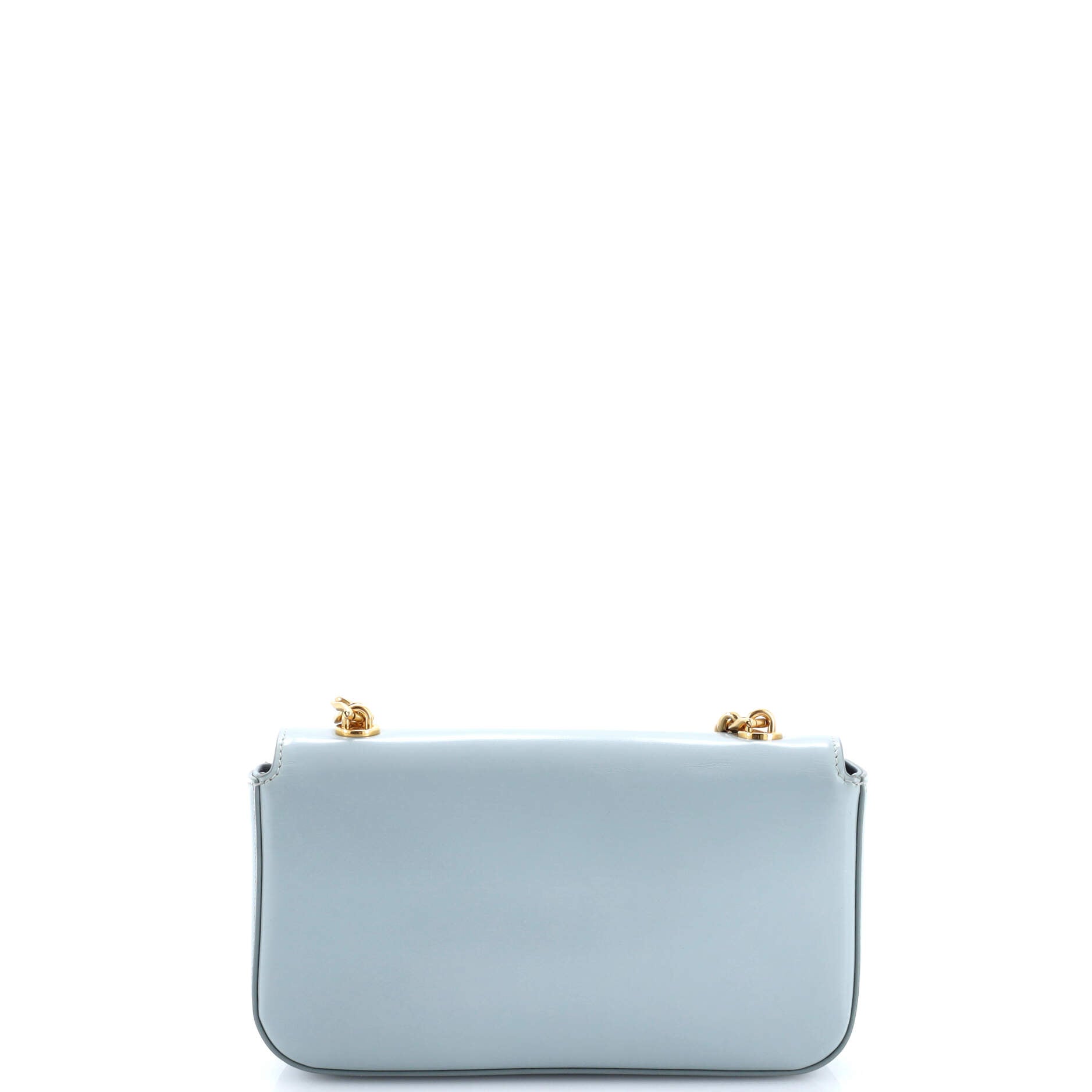 Celine Triomphe Chain Shoulder Bag Leather Small