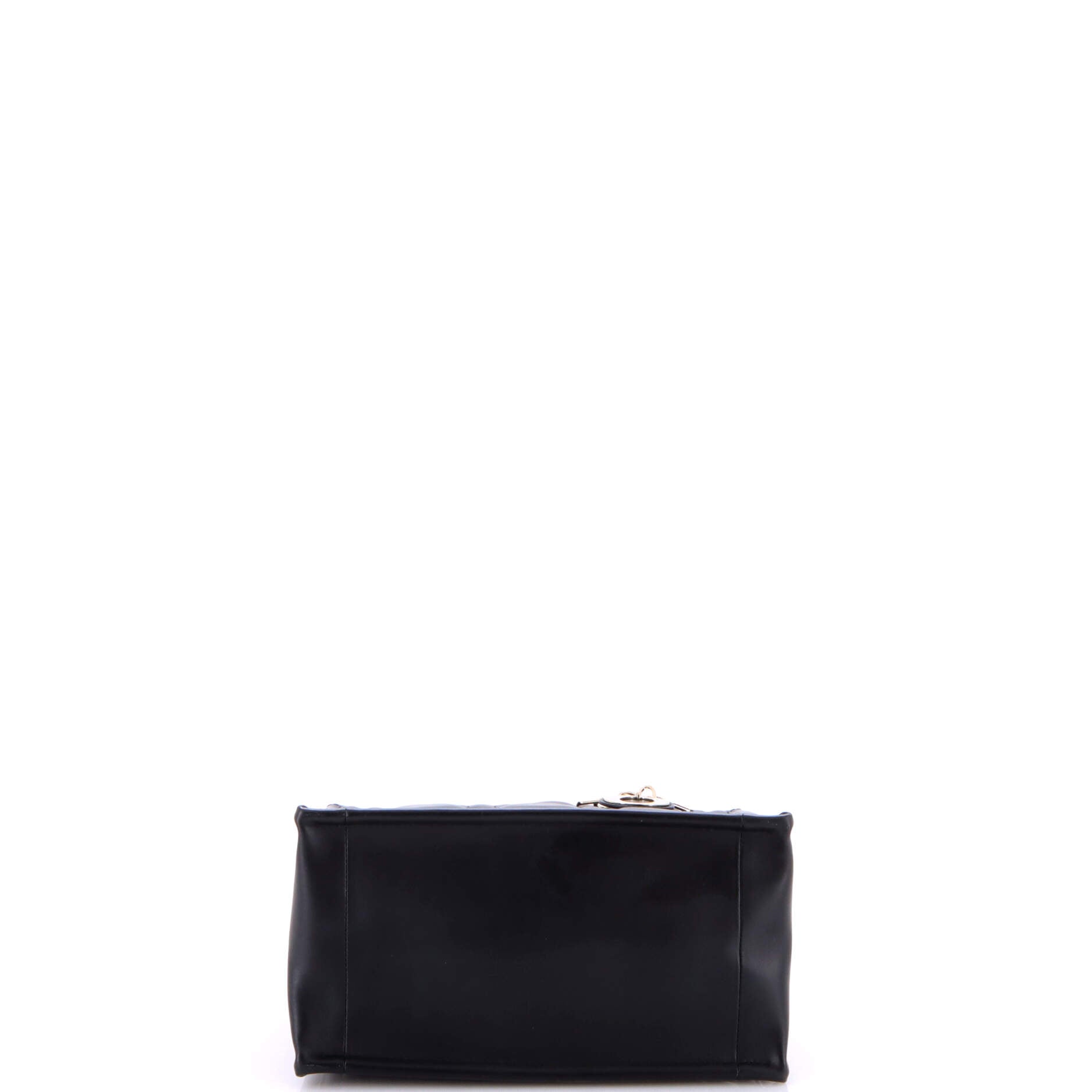 Christian Dior Book Tote with Strap Cannage Quilt Lambskin Small