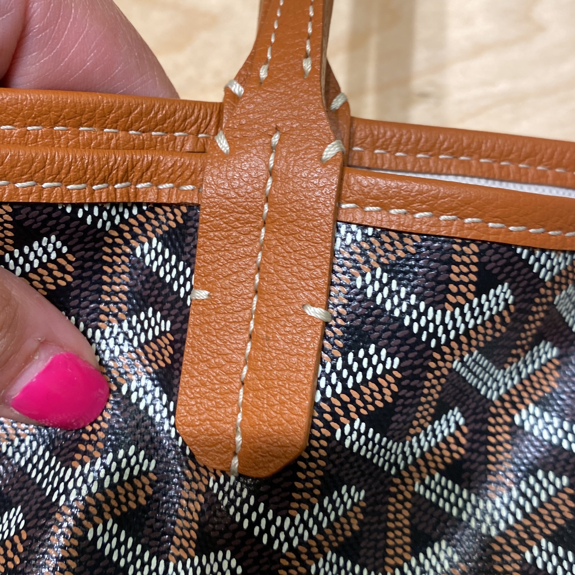 Goyard Saint Louis Tote Coated Canvas GM