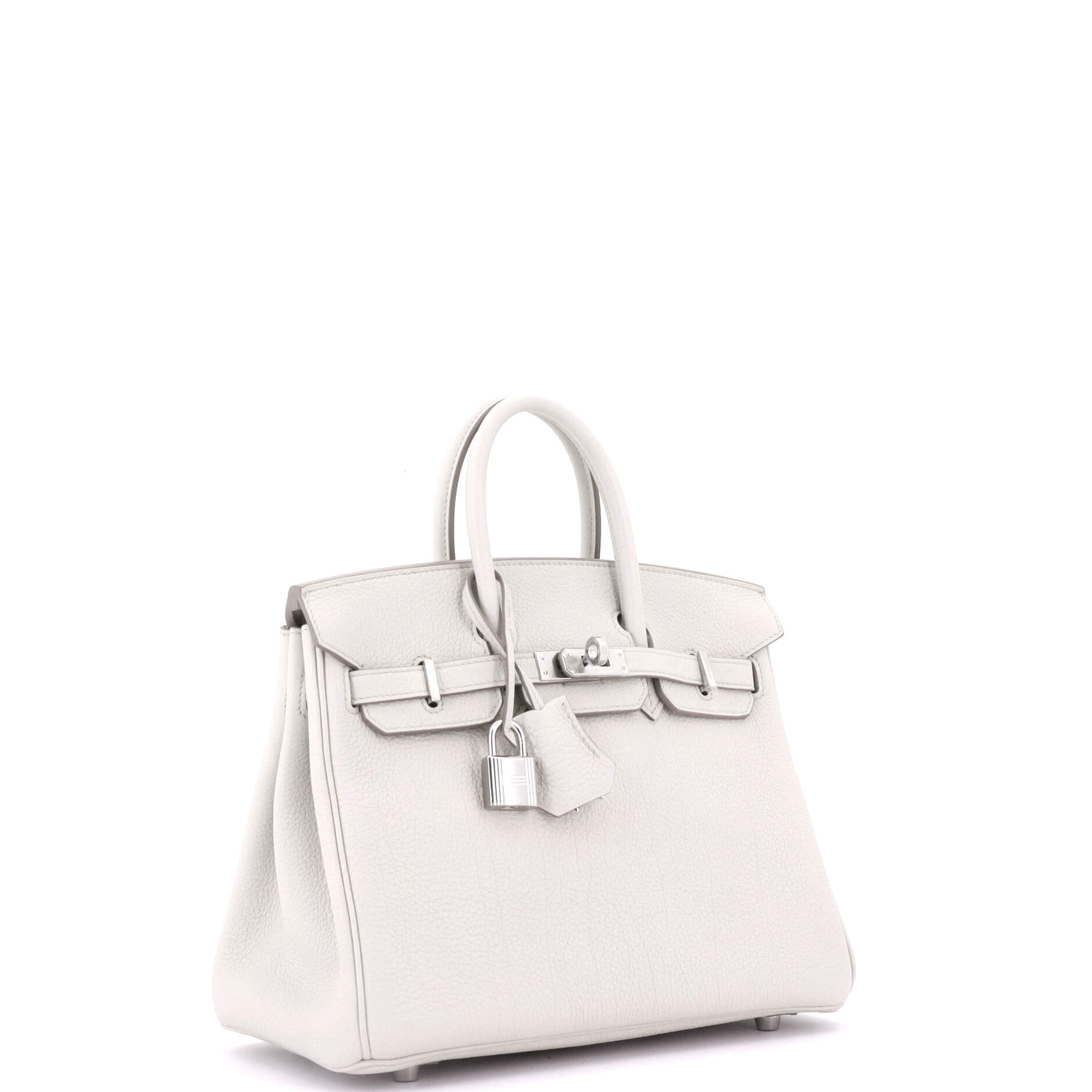 Hermes Birkin Handbag Light Togo with Palladium Hardware 25