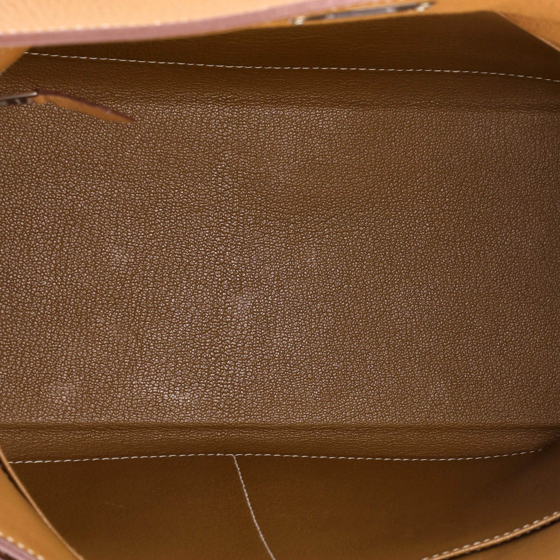 Hermes Kelly Handbag Brown Togo with Palladium Hardware 32