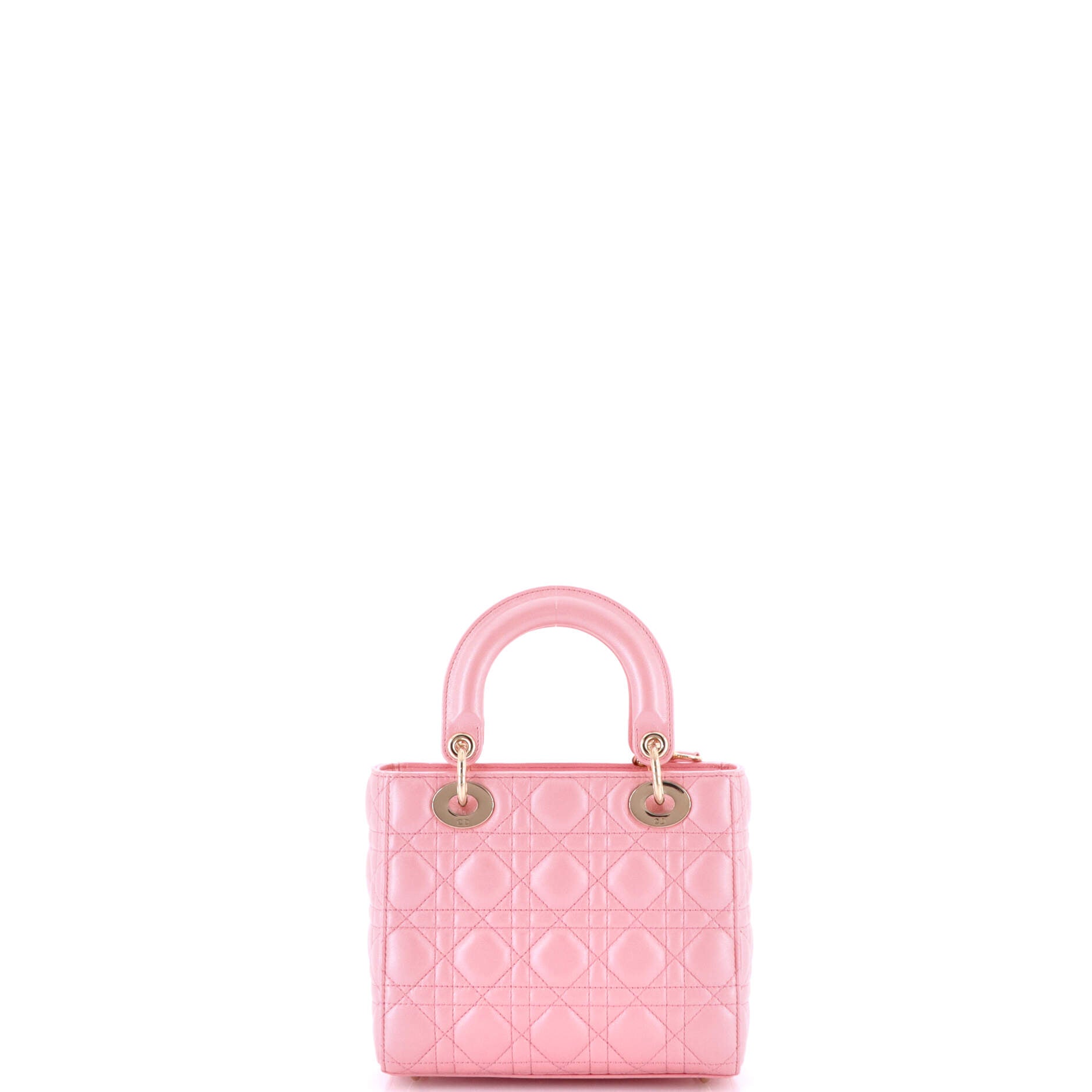 Christian Dior Lady Dior Bag Iridescent Cannage Quilt Lambskin Medium