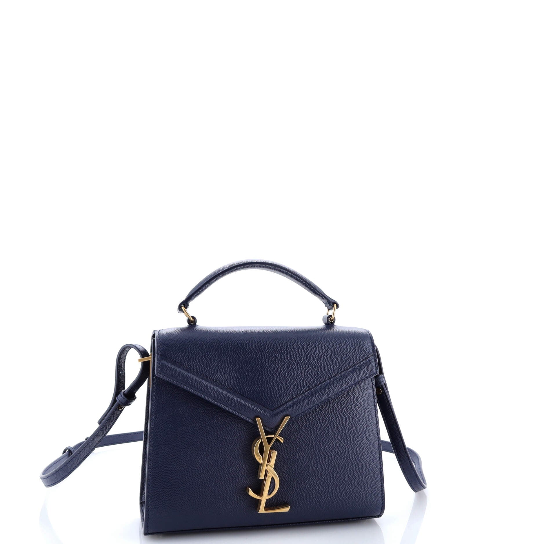 Saint Laurent Cassandra Top Handle Bag Leather Mini