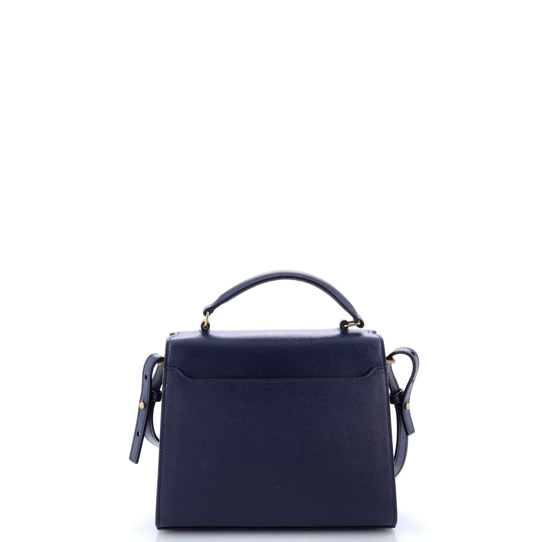 Saint Laurent Cassandra Top Handle Bag Leather Mini