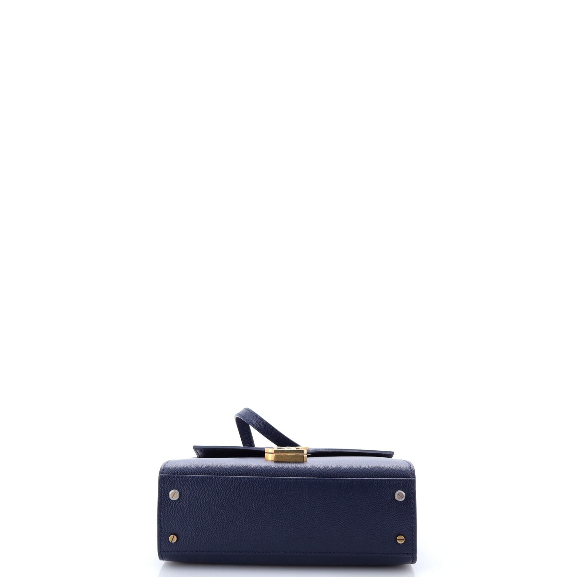 Saint Laurent Cassandra Top Handle Bag Leather Mini