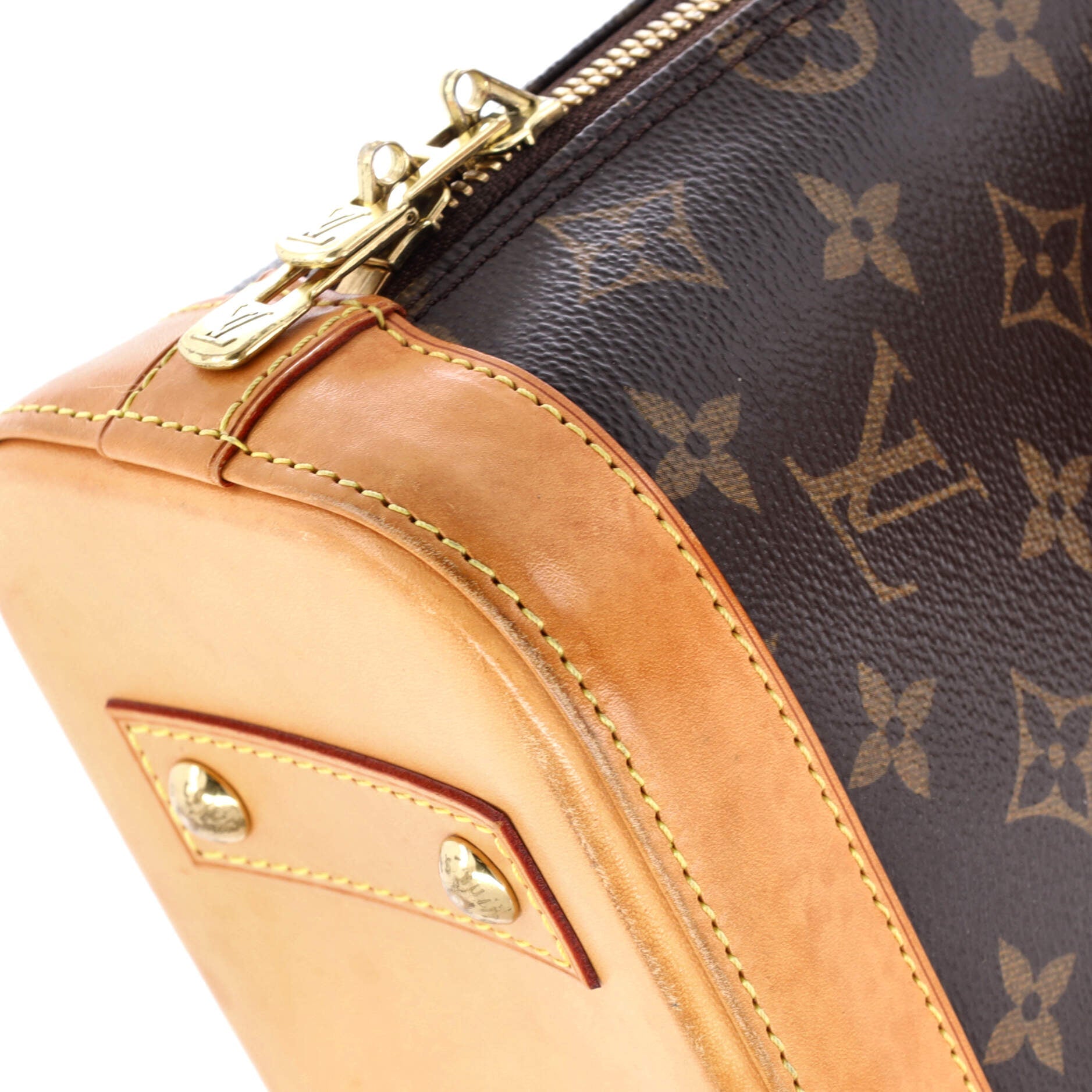 Louis Vuitton Alma Handbag Monogram Canvas BB