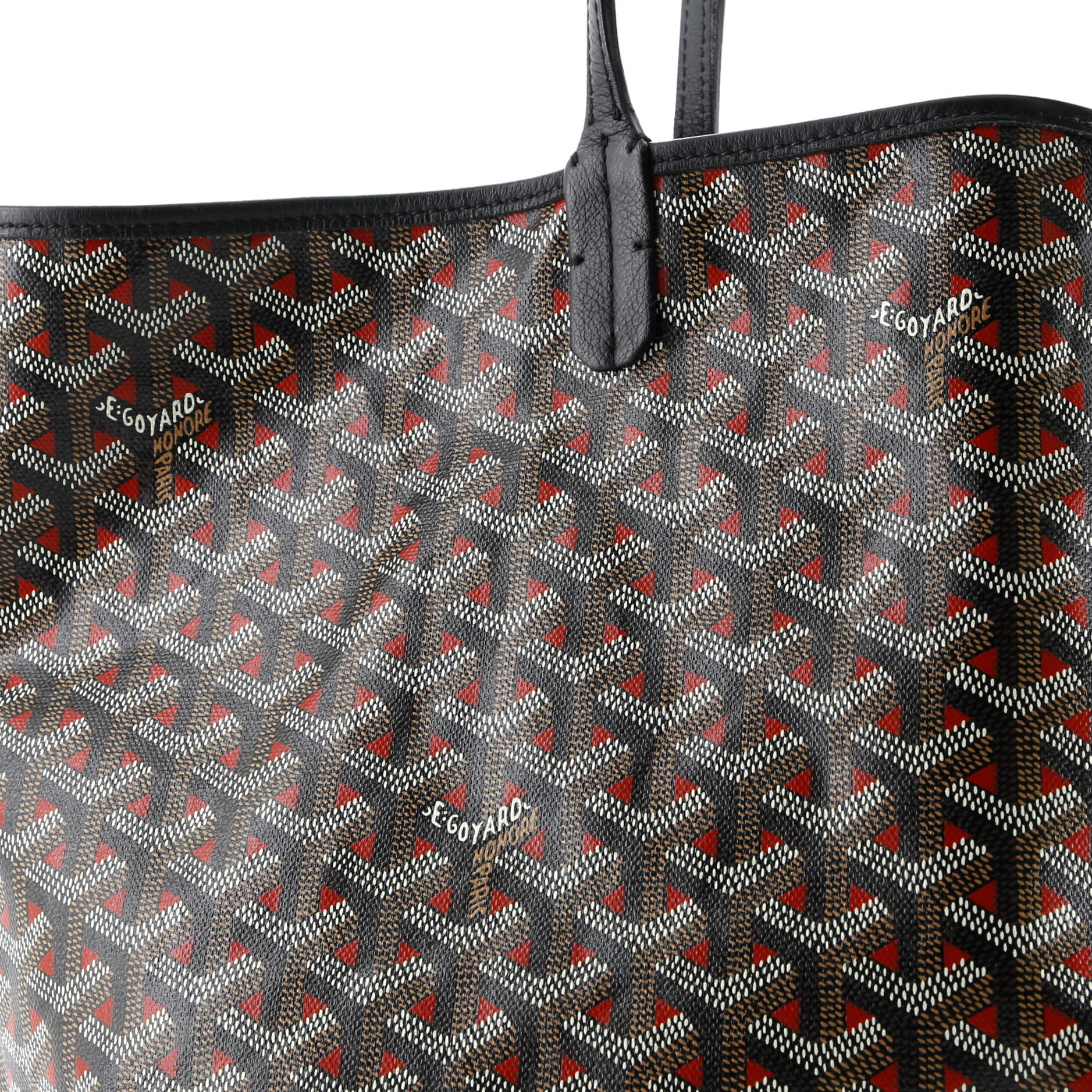 Goyard Saint Louis Tote Claire Voie Coated Canvas PM