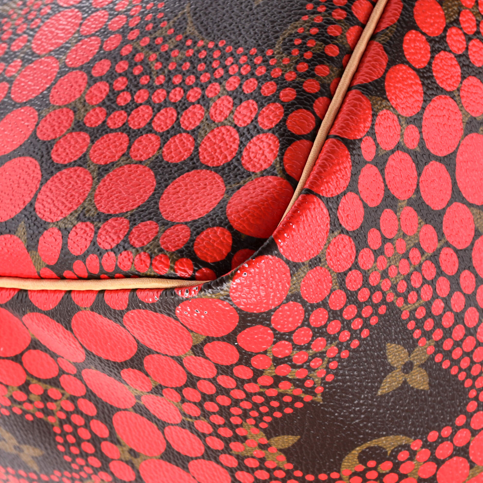 Louis Vuitton Speedy Handbag Limited Edition Kusama Town Monogram Canvas 30
