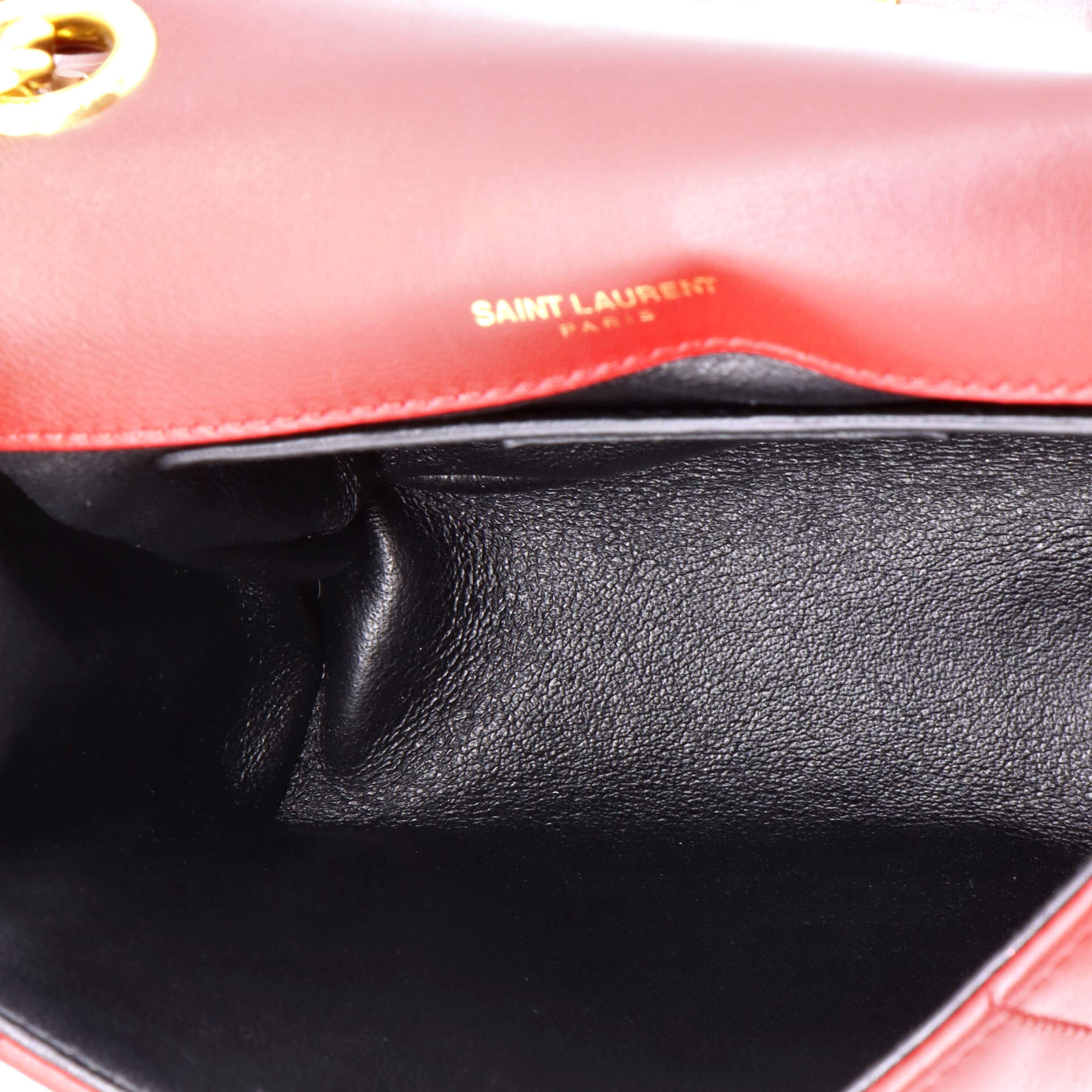 Saint Laurent Vicky Crossbody Bag Vertical Quilted Leather Small