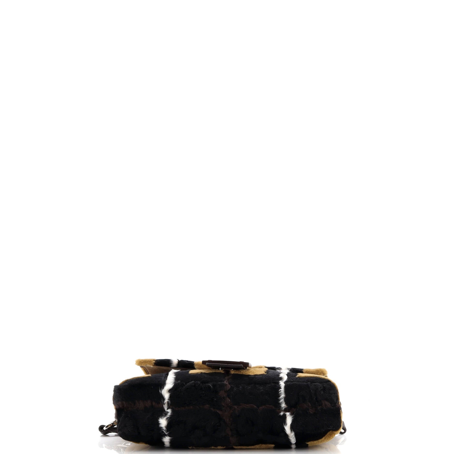 Fendi Baguette NM Bag Mink with Suede and Leather Medium