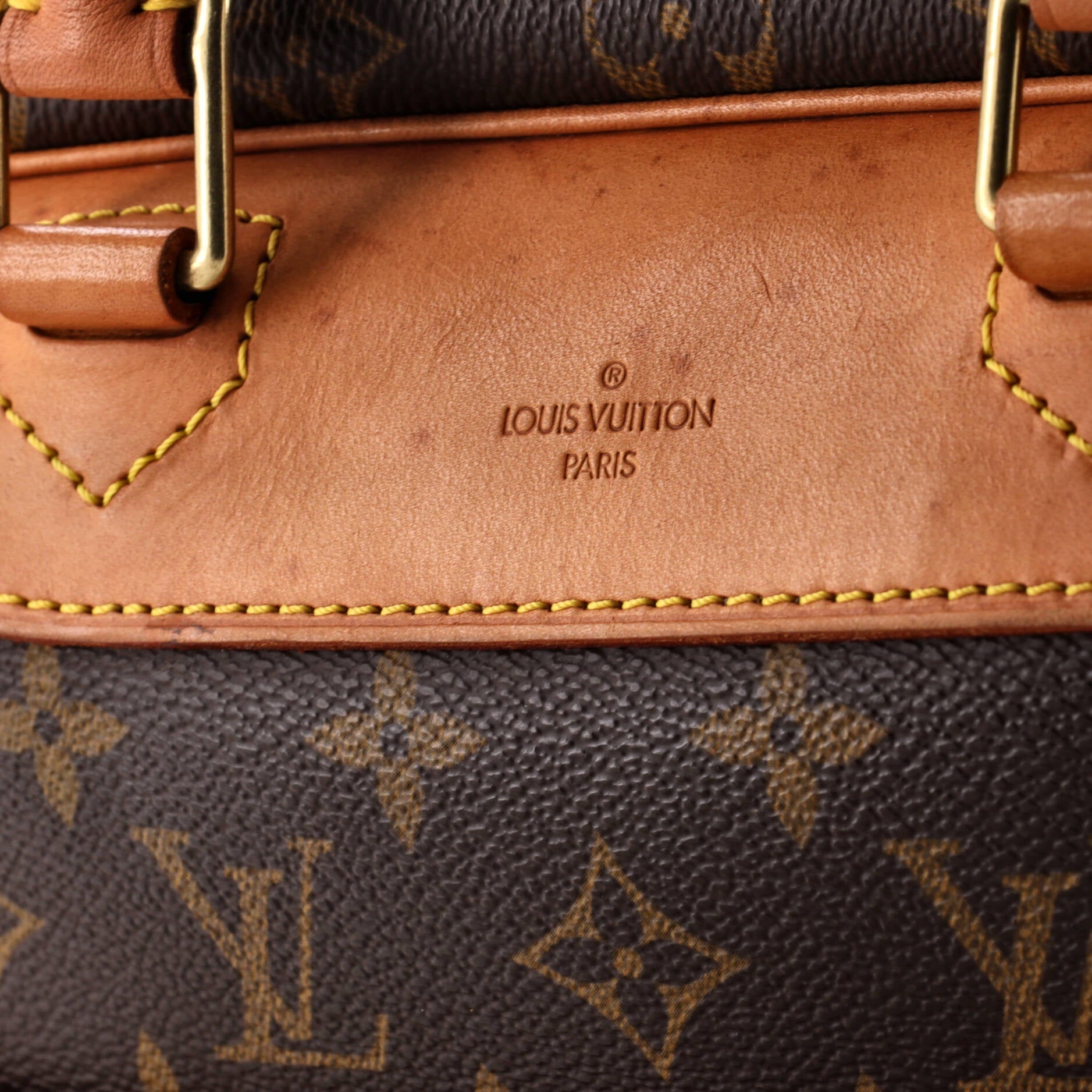 Louis Vuitton Deauville Handbag Monogram Canvas