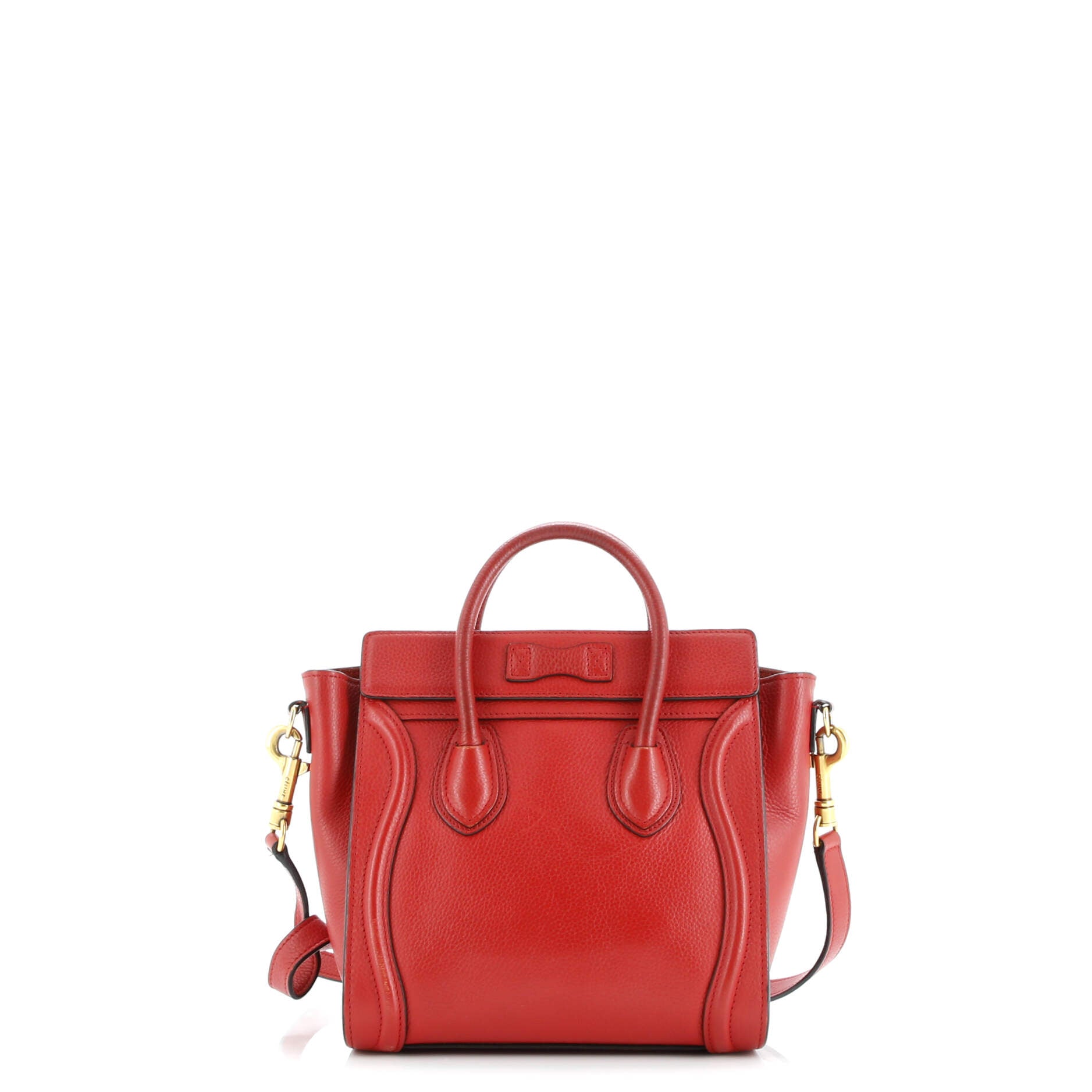 Celine Luggage Bag Grainy Leather Nano