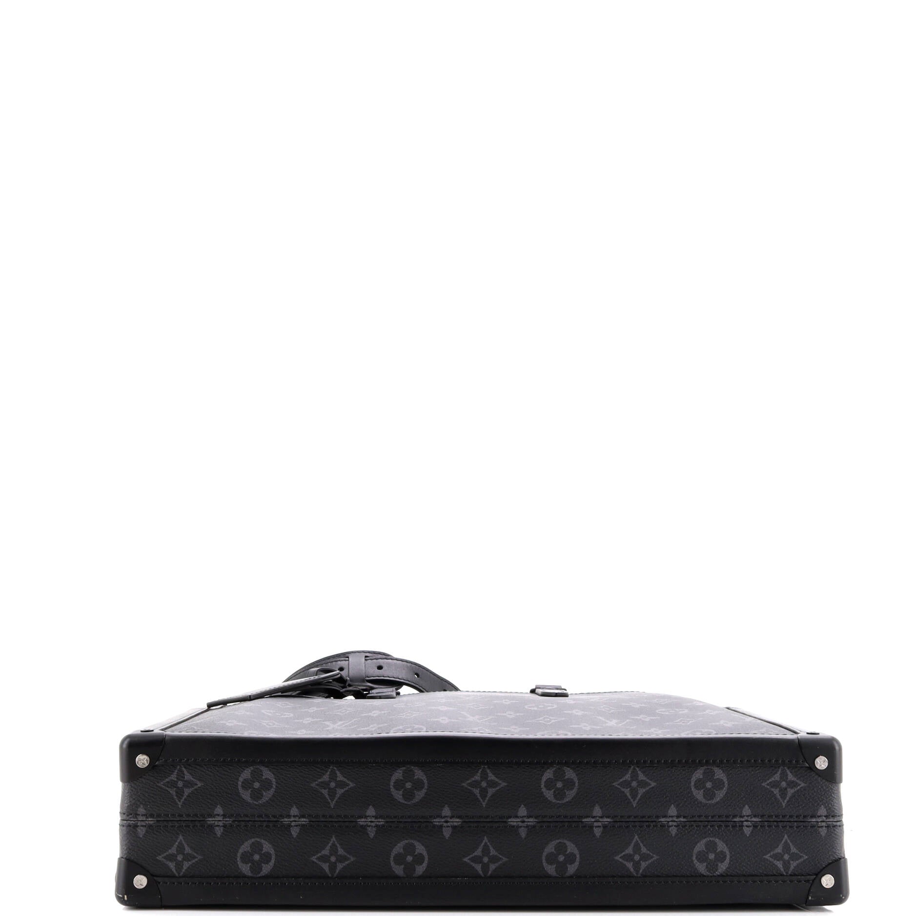 Louis Vuitton Soft Trunk Briefcase Monogram Eclipse Canvas
