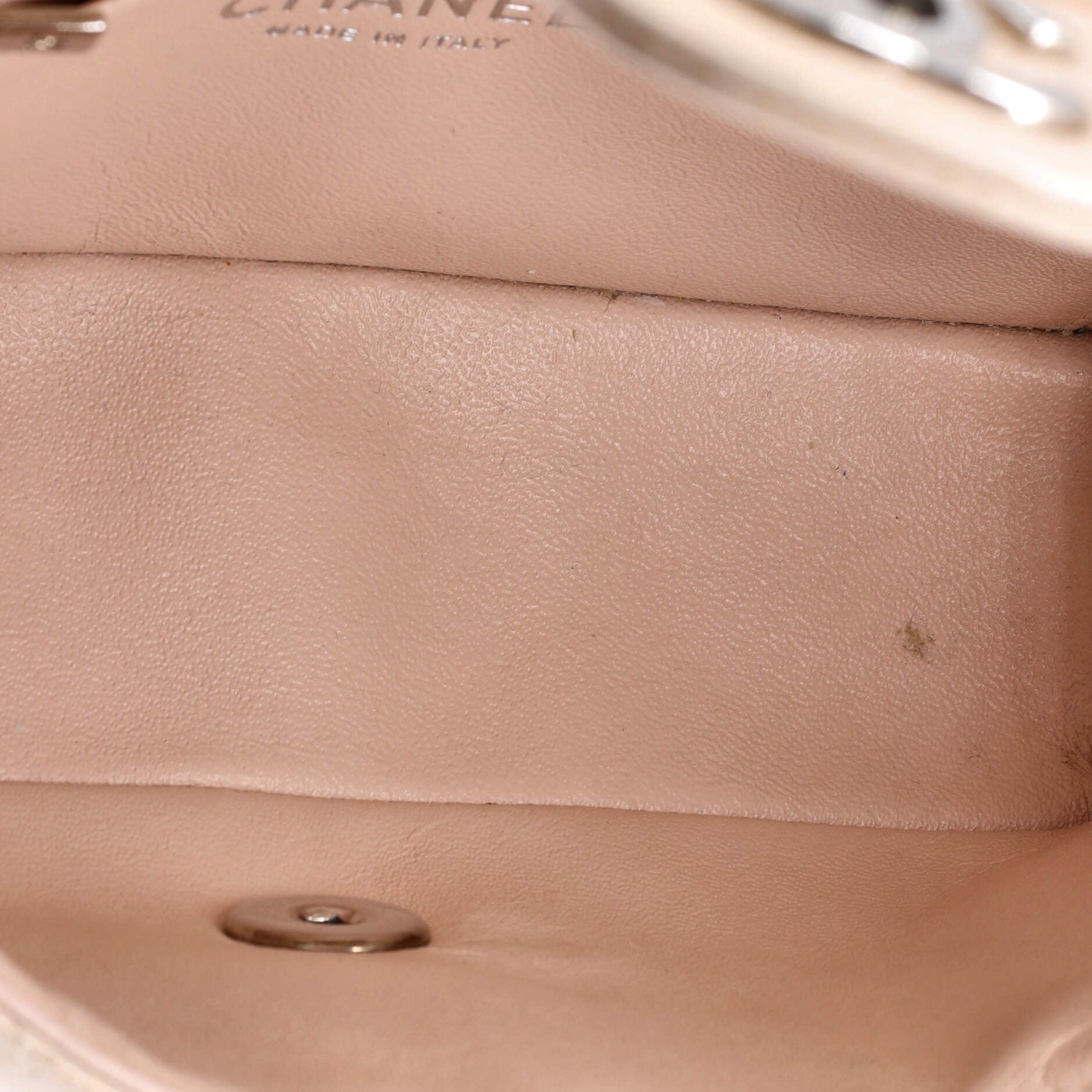Chanel Classic Single Flap Bag Quilted Caviar Mini