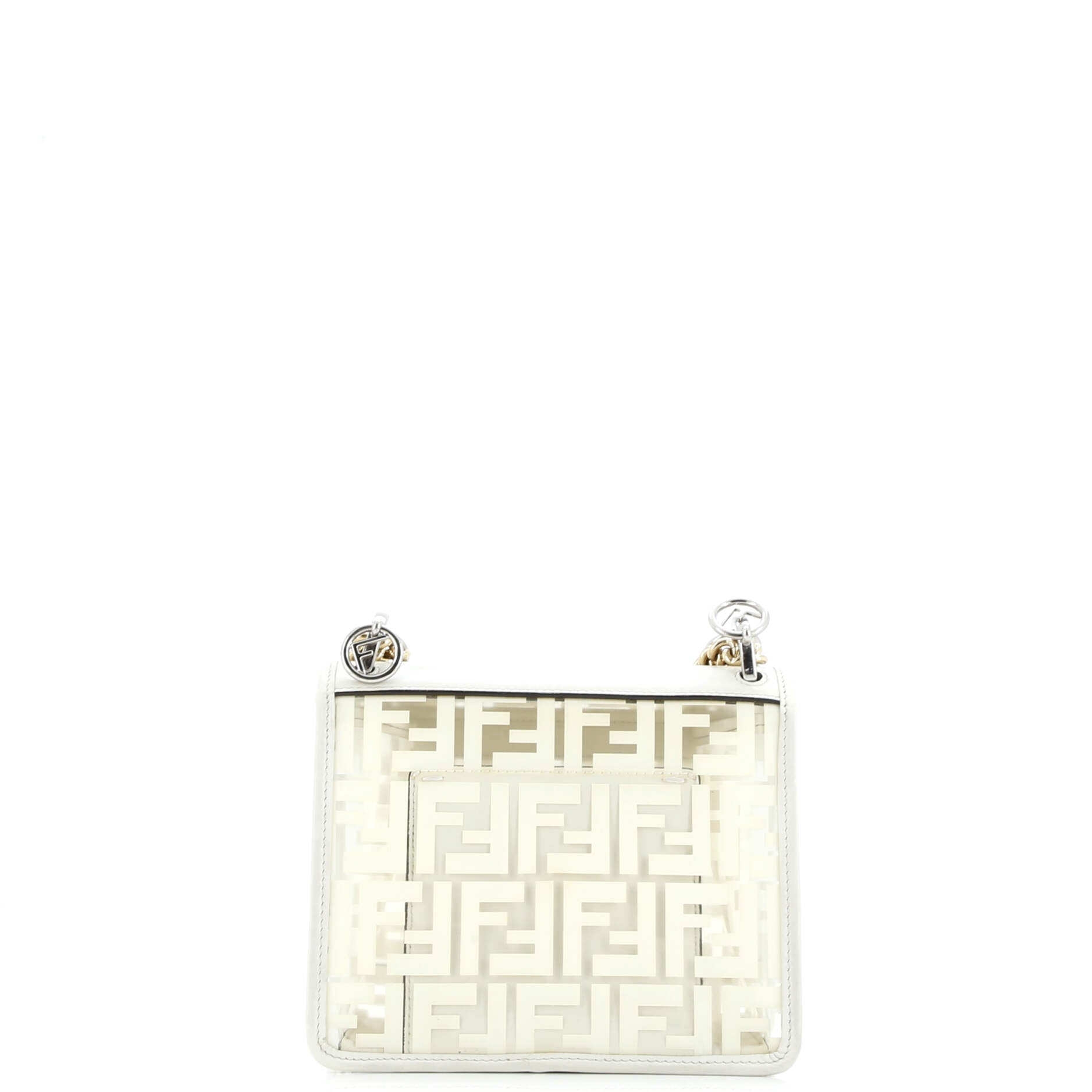 Fendi Kan I F Shoulder Bag Zucca PU Small
