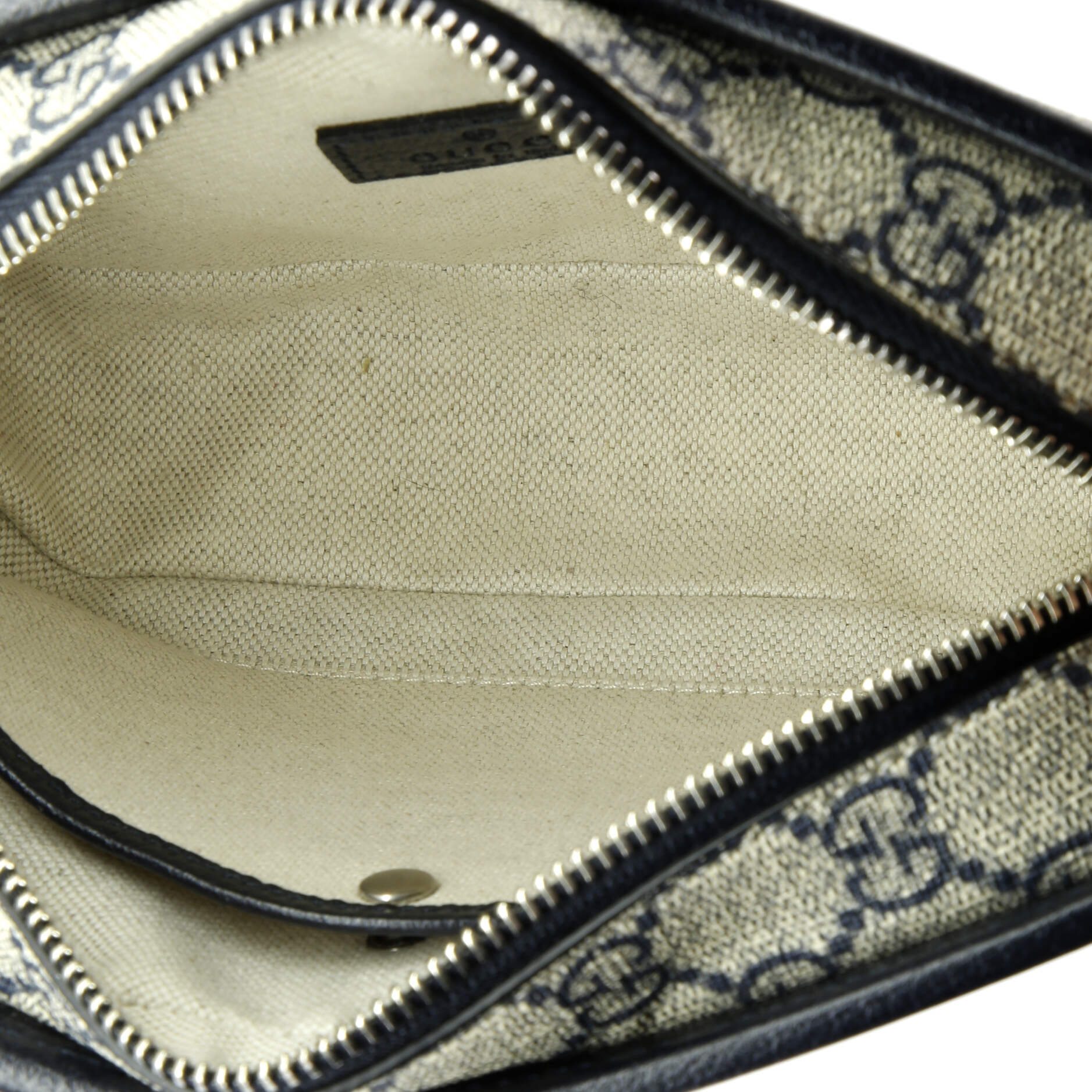 Gucci Interlocking G Patch Camera Bag GG Coated Canvas Mini