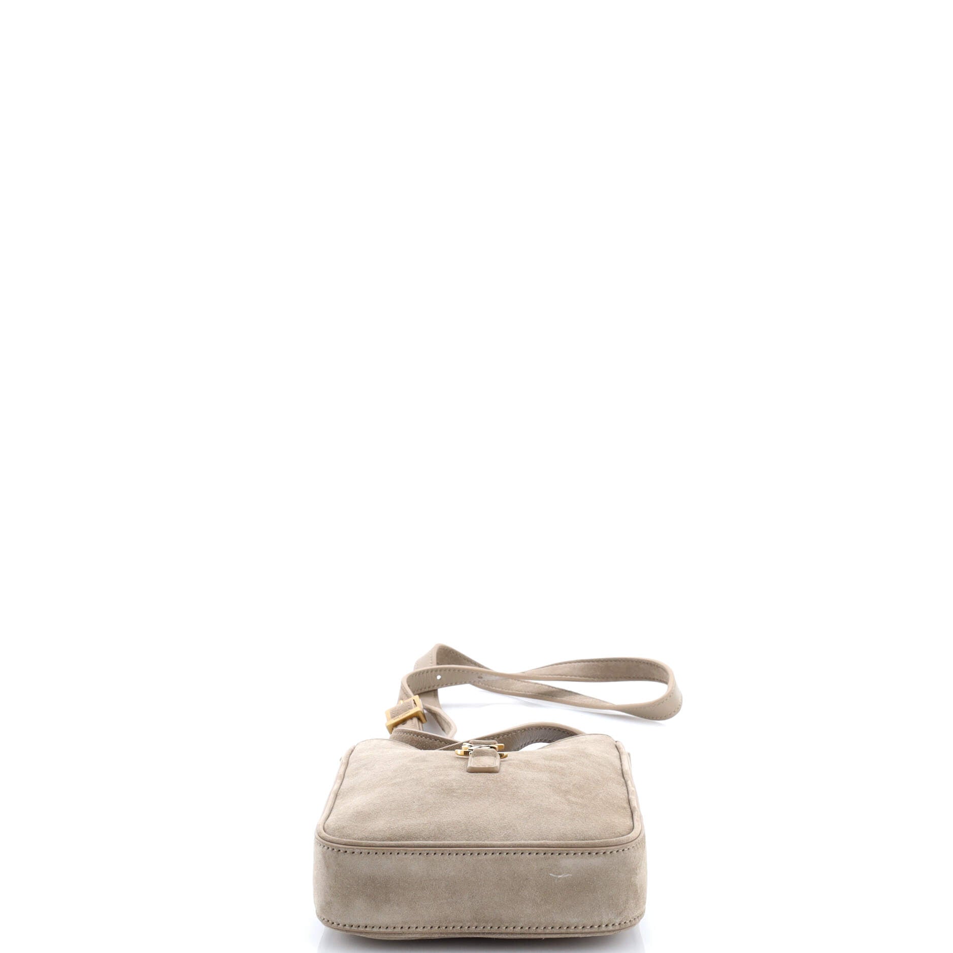 Saint Laurent Le 5 a 7 Vertical Shoulder Bag Suede Mini