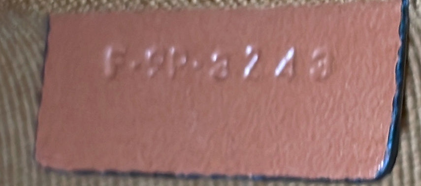 Celine Logo Zip Wristlet Pouch Triomphe Coated Canvas Small