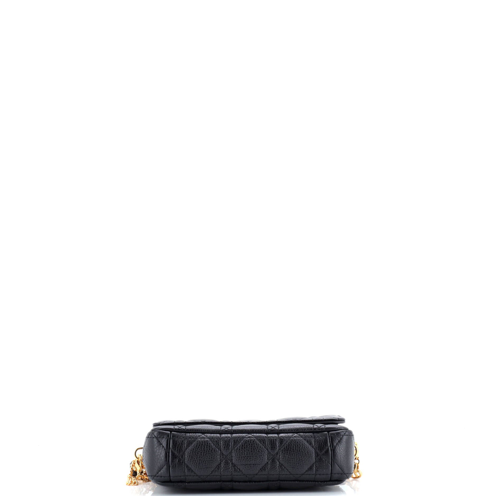 Christian Dior Caro Flap Double Pouch Crossbody Bag Cannage Quilt Calfskin