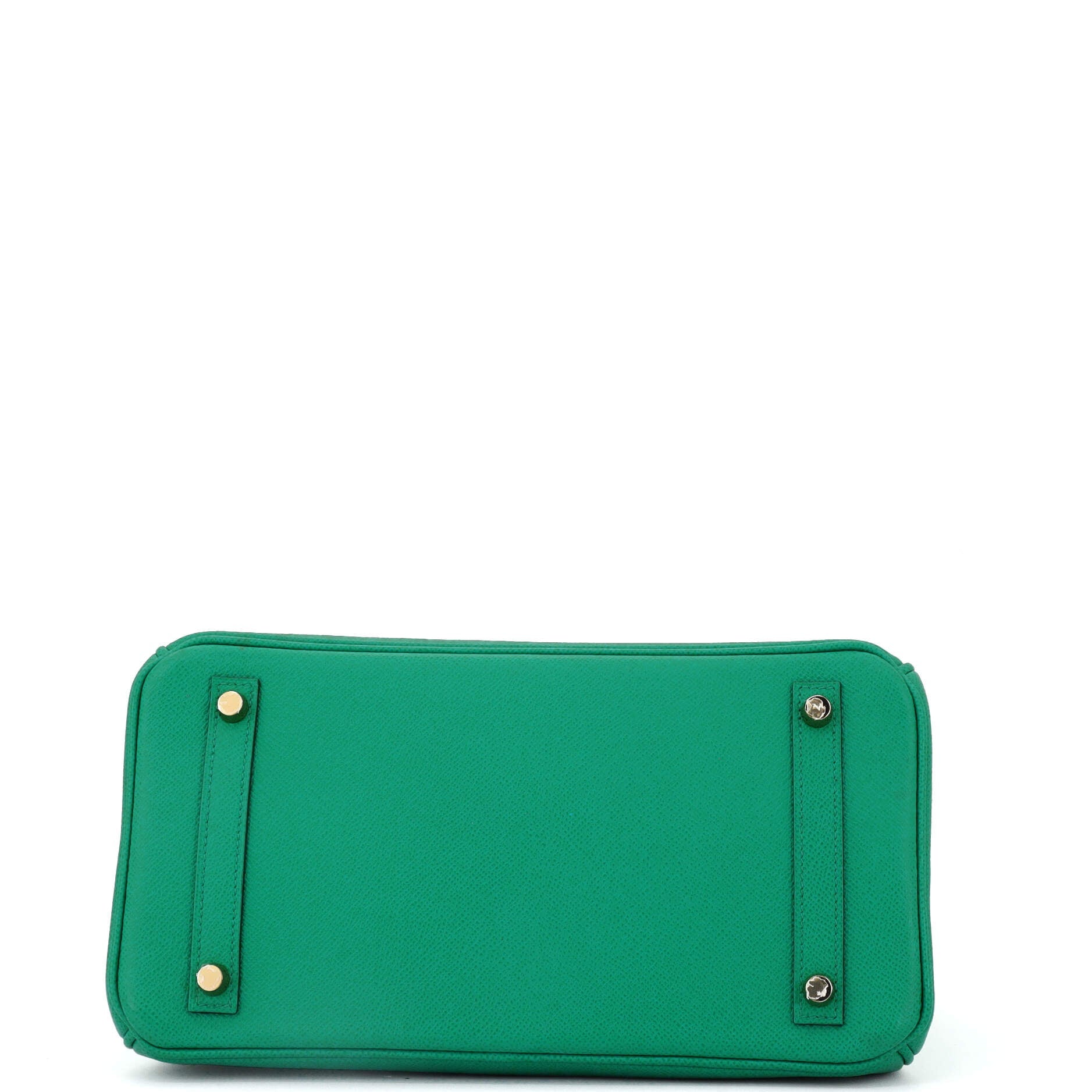 Hermes Birkin Handbag Green Epsom with Gold Hardware 30