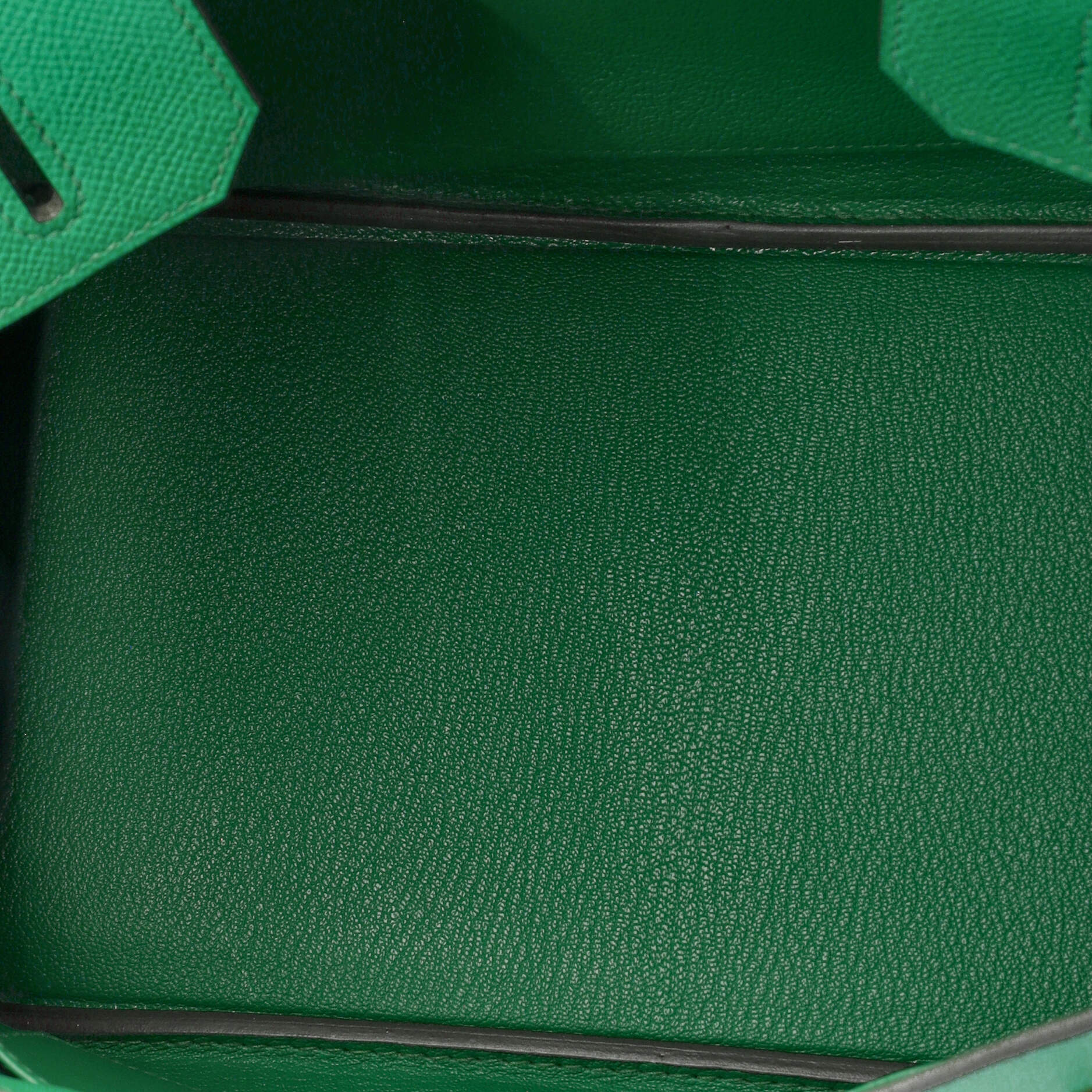 Hermes Birkin Handbag Green Epsom with Gold Hardware 30
