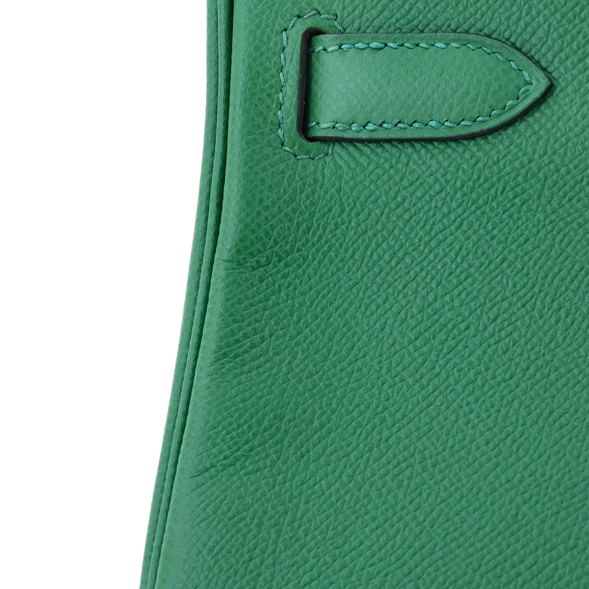 Hermes Birkin Handbag Green Epsom with Gold Hardware 30