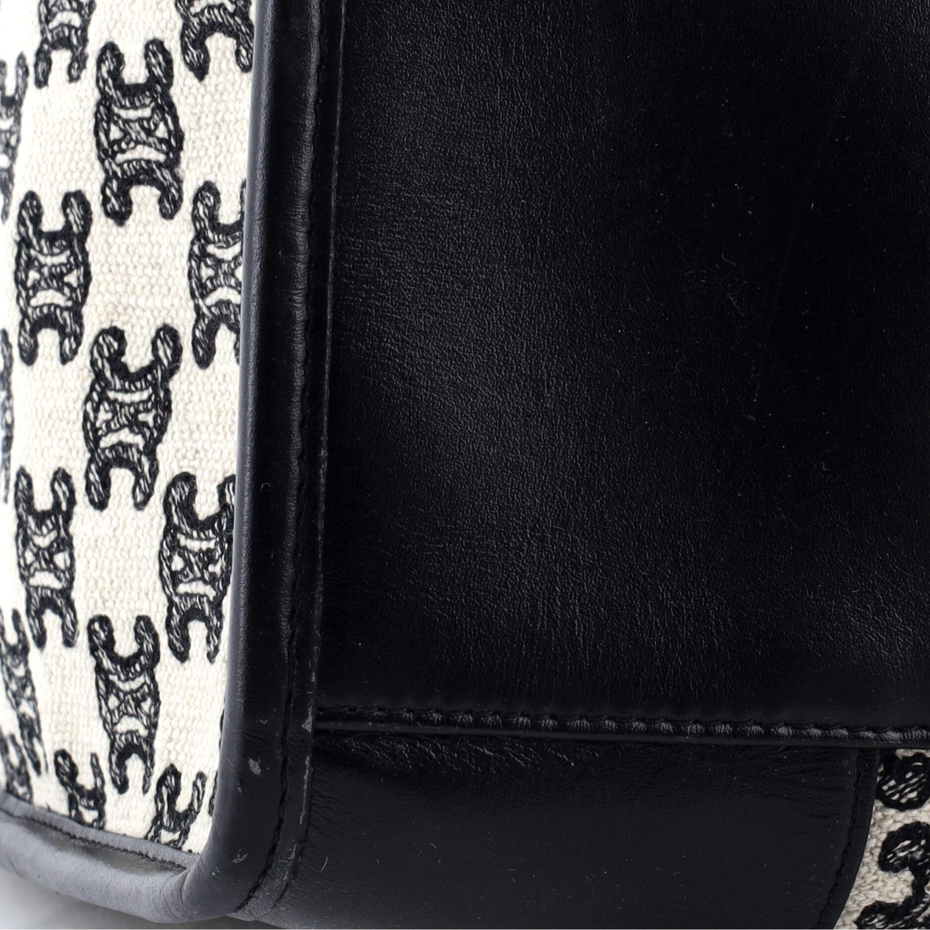 Celine Horizontal Cabas Tote Triomphe Canvas