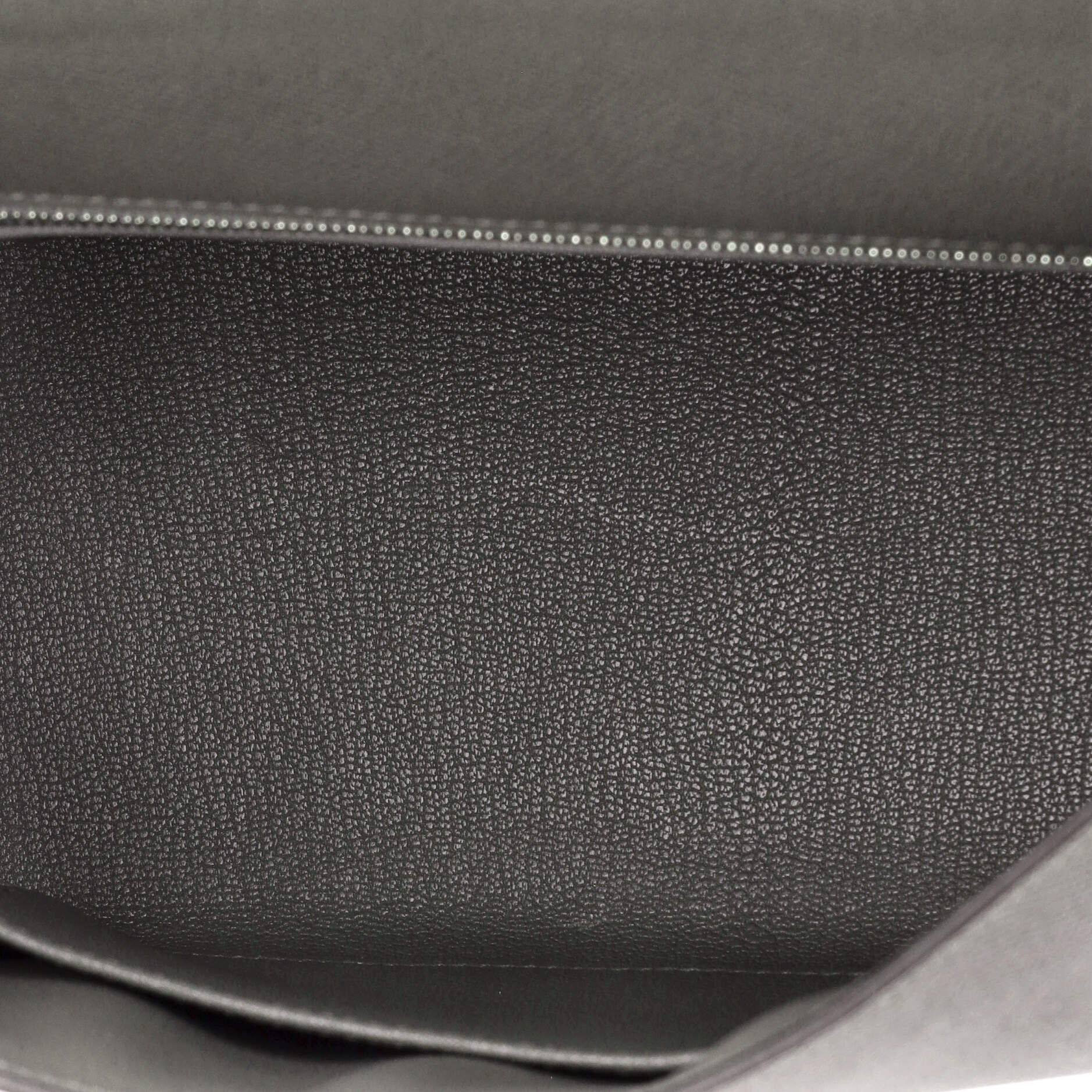Hermes Kelly Handbag Grey Epsom with Palladium Hardware 25