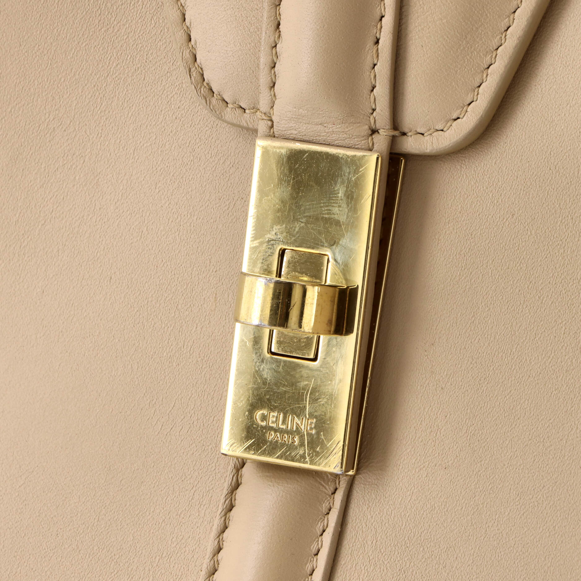Celine 16 Top Handle Bag Smooth Calfskin Medium