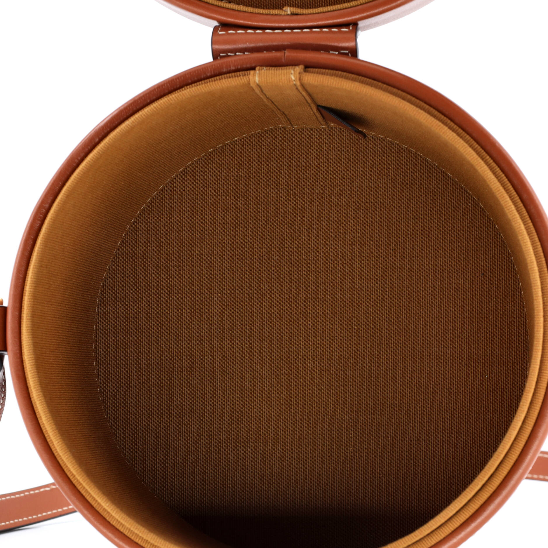 Celine Tambour Bag Triomphe Coated Canvas Medium