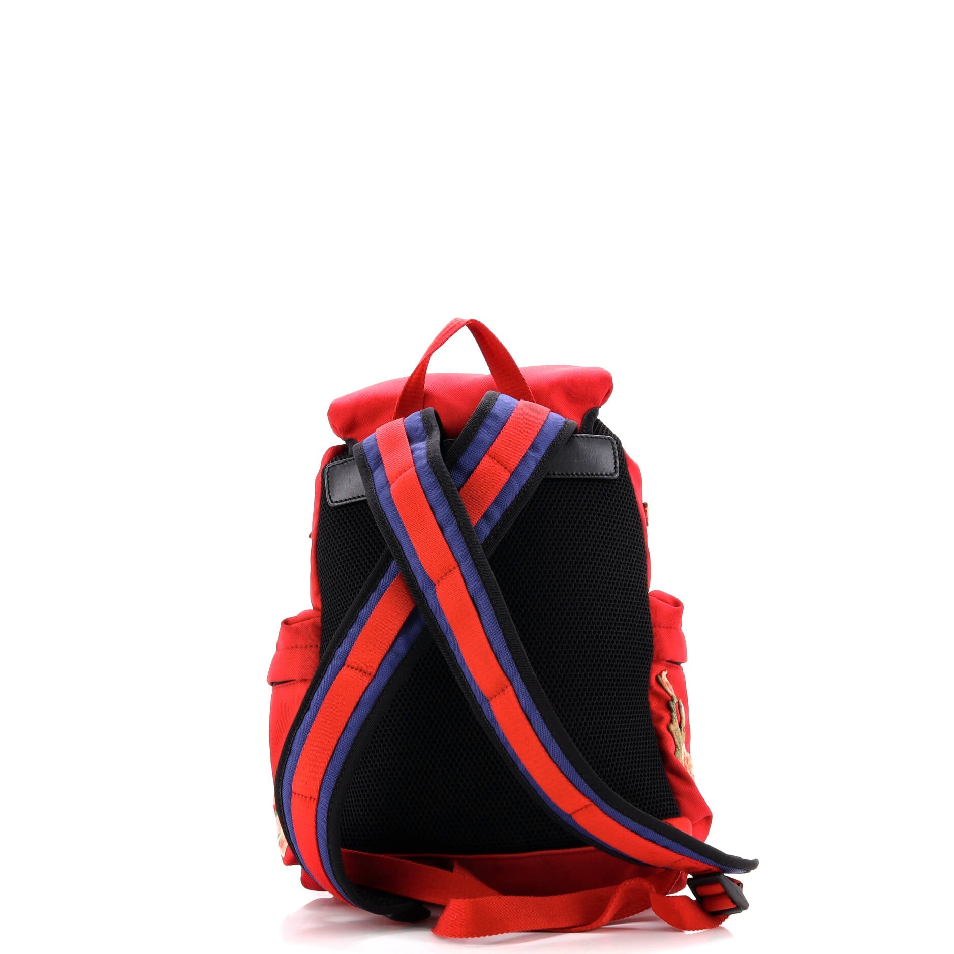 Gucci Techpack Backpack Embroidered Techno Canvas Small
