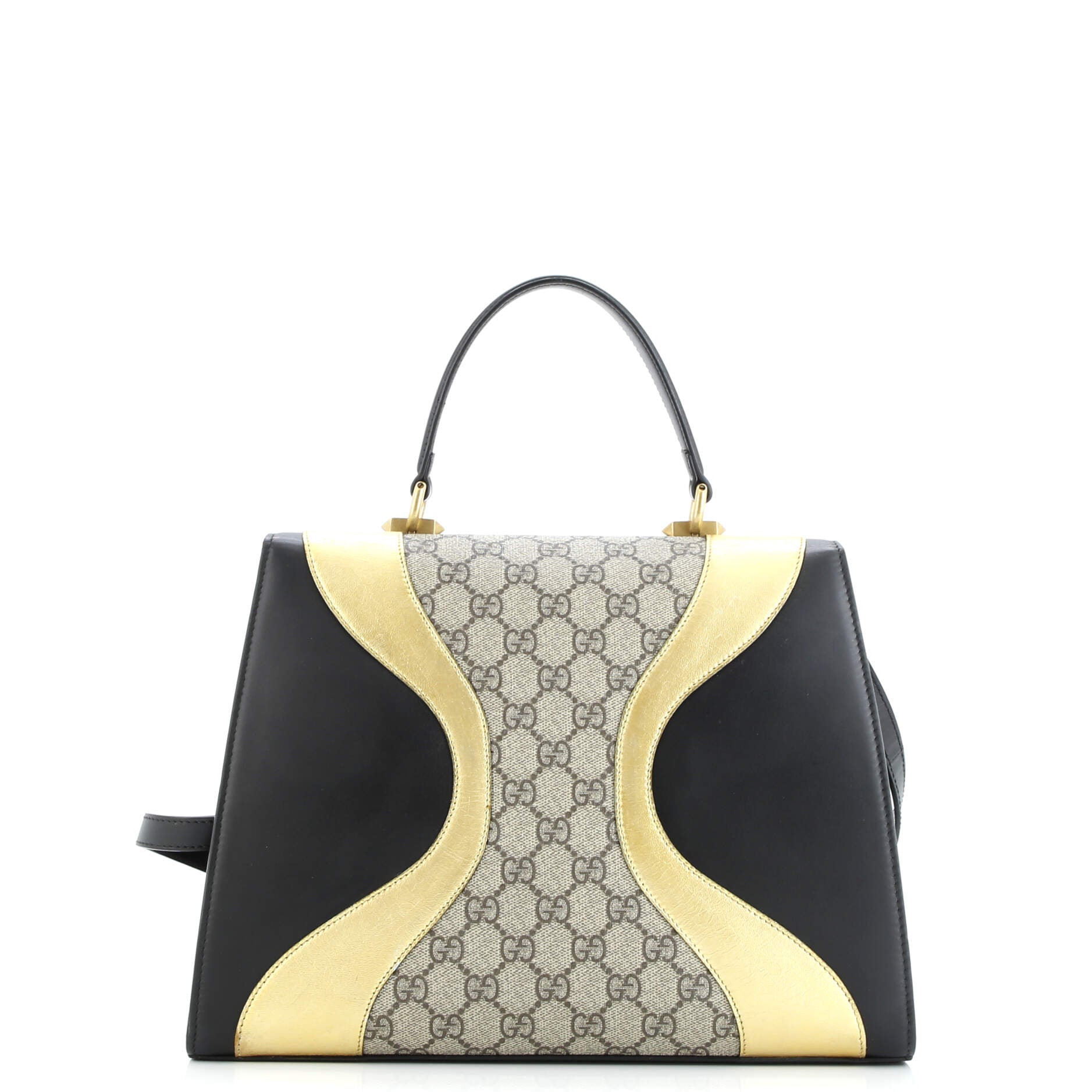 Gucci Osiride Top Handle Bag GG Coated Canvas and Leather Medium