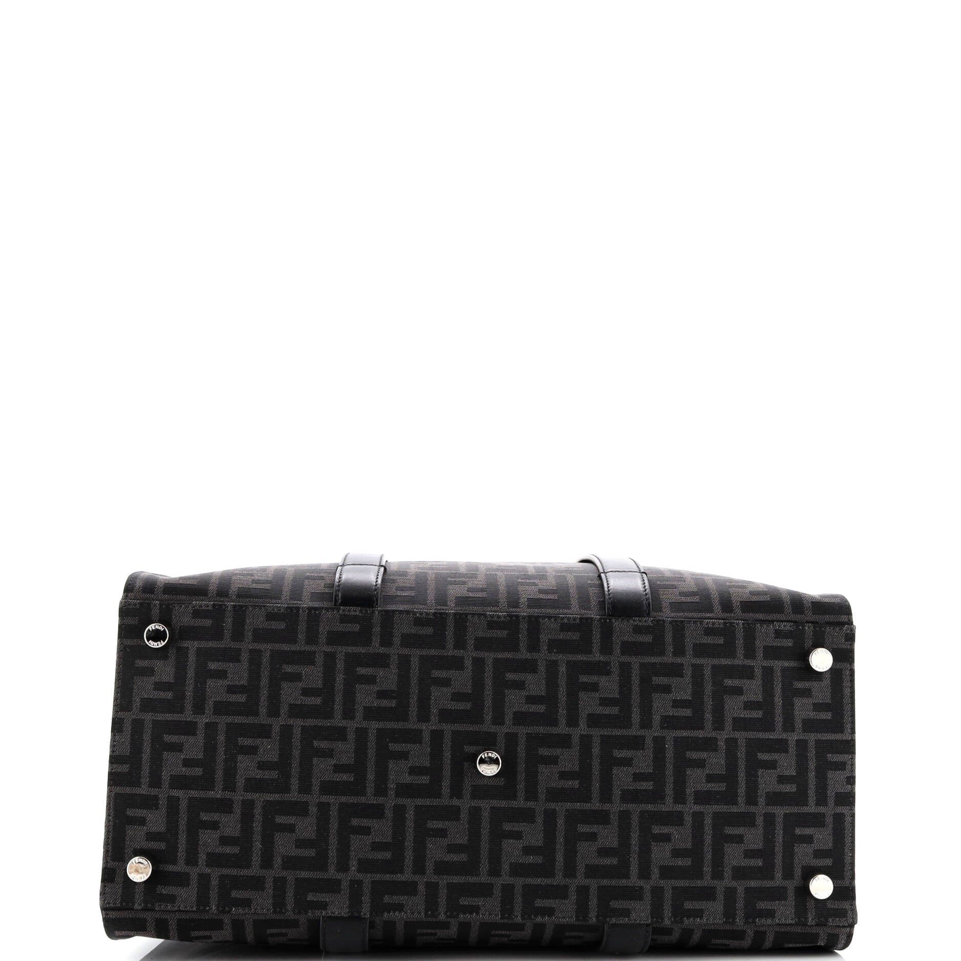 Fendi Shopper Tote Zucca Canvas Large