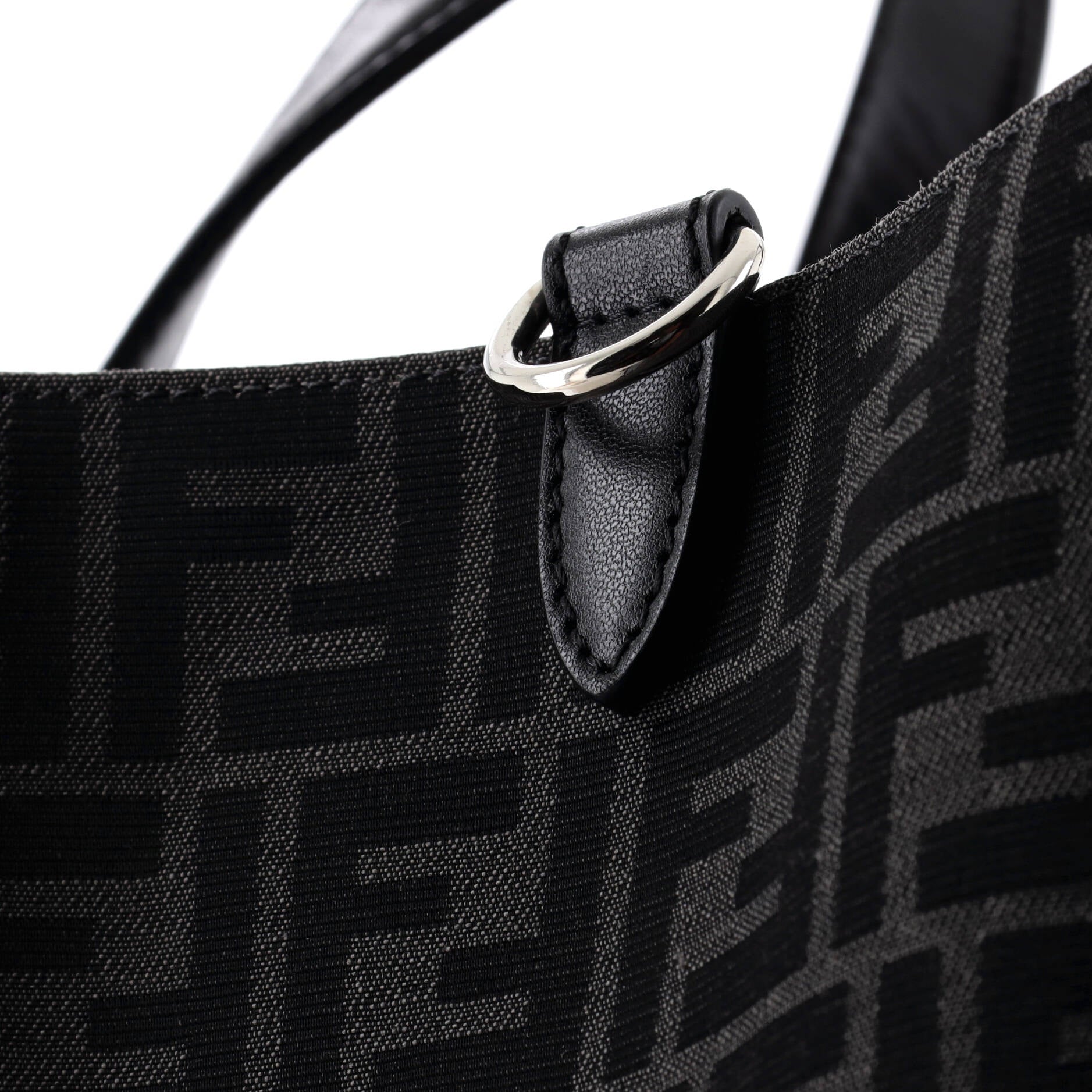 Fendi Shopper Tote Zucca Canvas Large